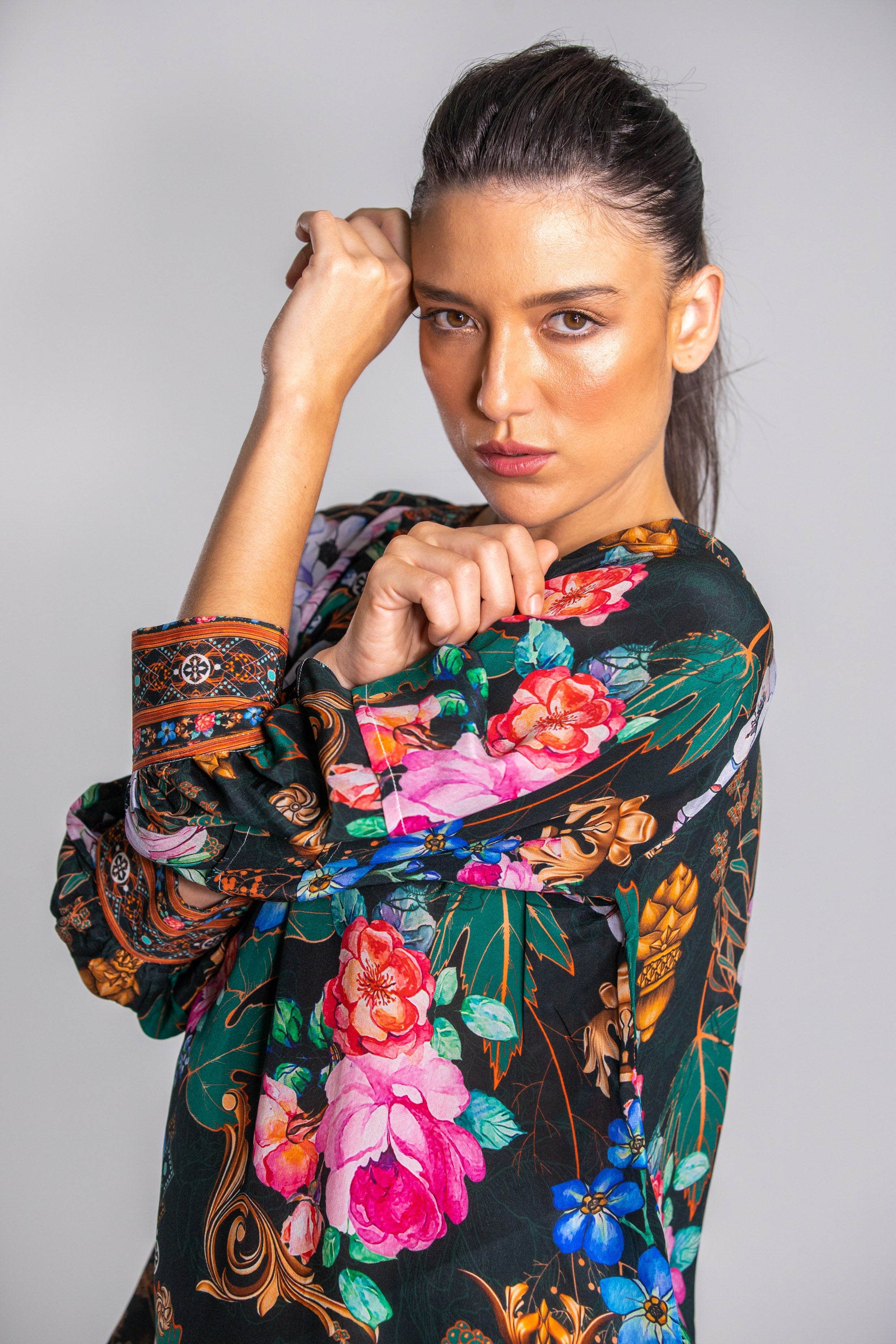 MIRAMARE GARDEN - BOATNECK TOP