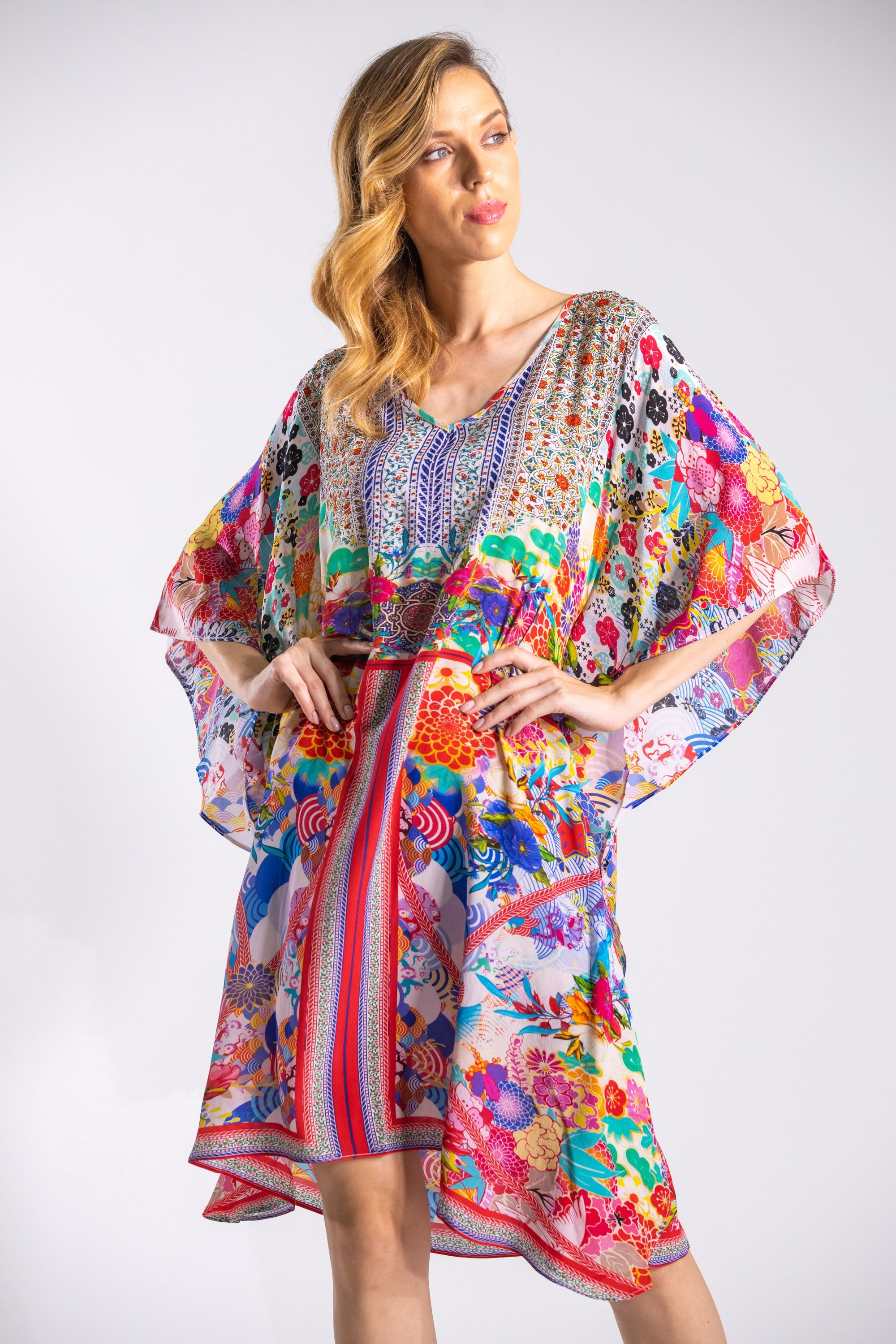 BOBOLI GARDENIA - SHORT KAFTAN