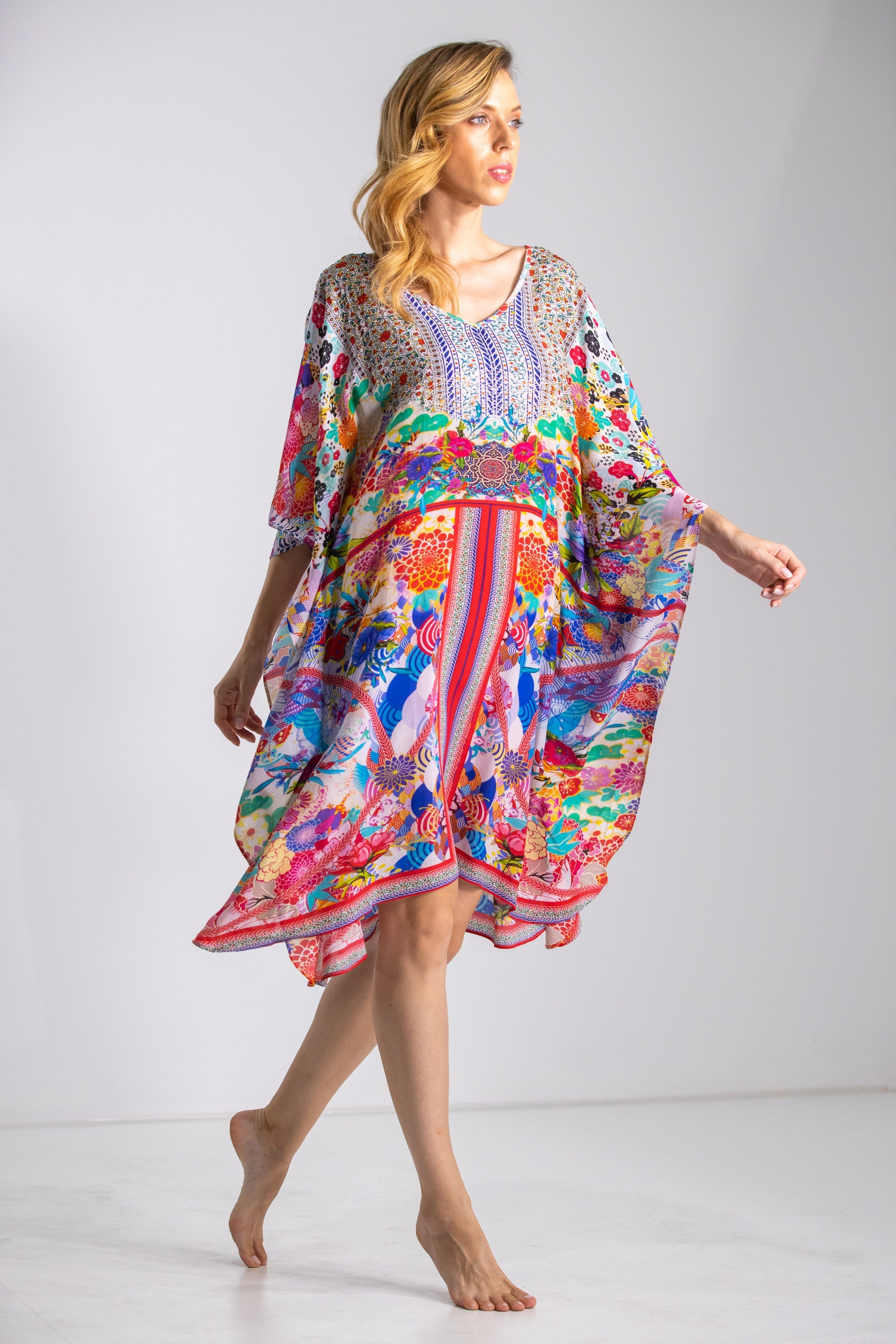 BOBOLI GARDENIA - SHORT KAFTAN
