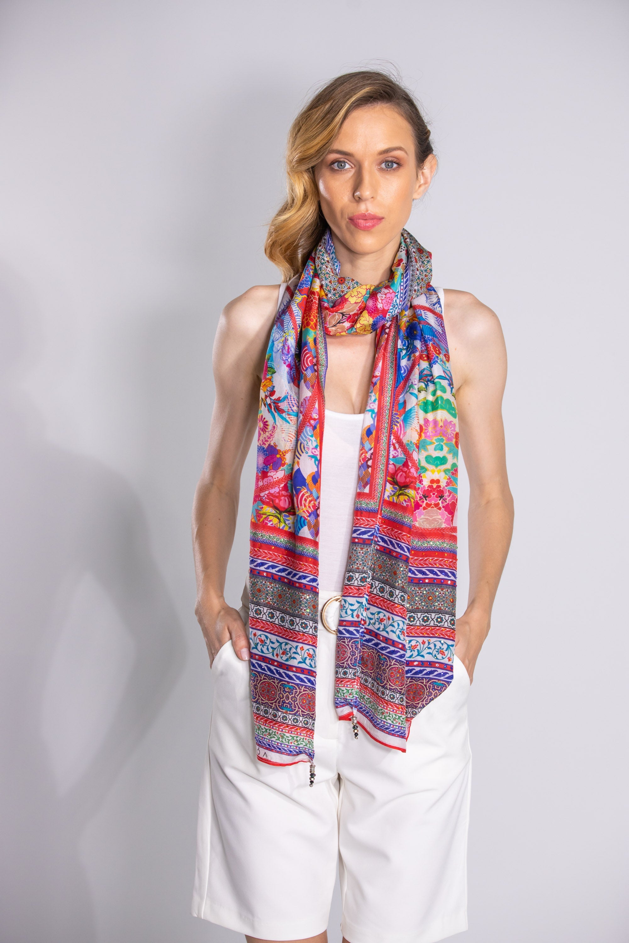 BOBOLI GARDENIA - SCARF