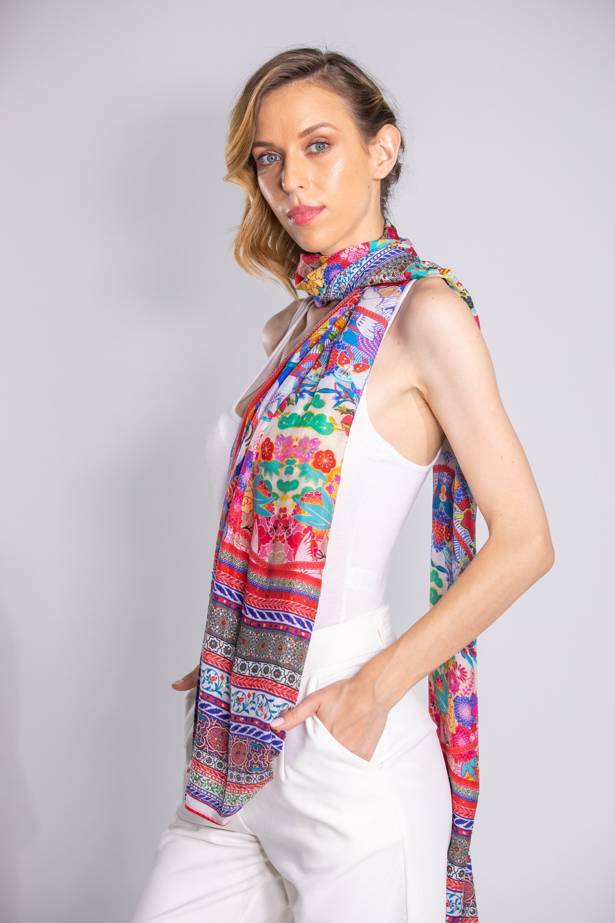 BOBOLI GARDENIA - SCARF