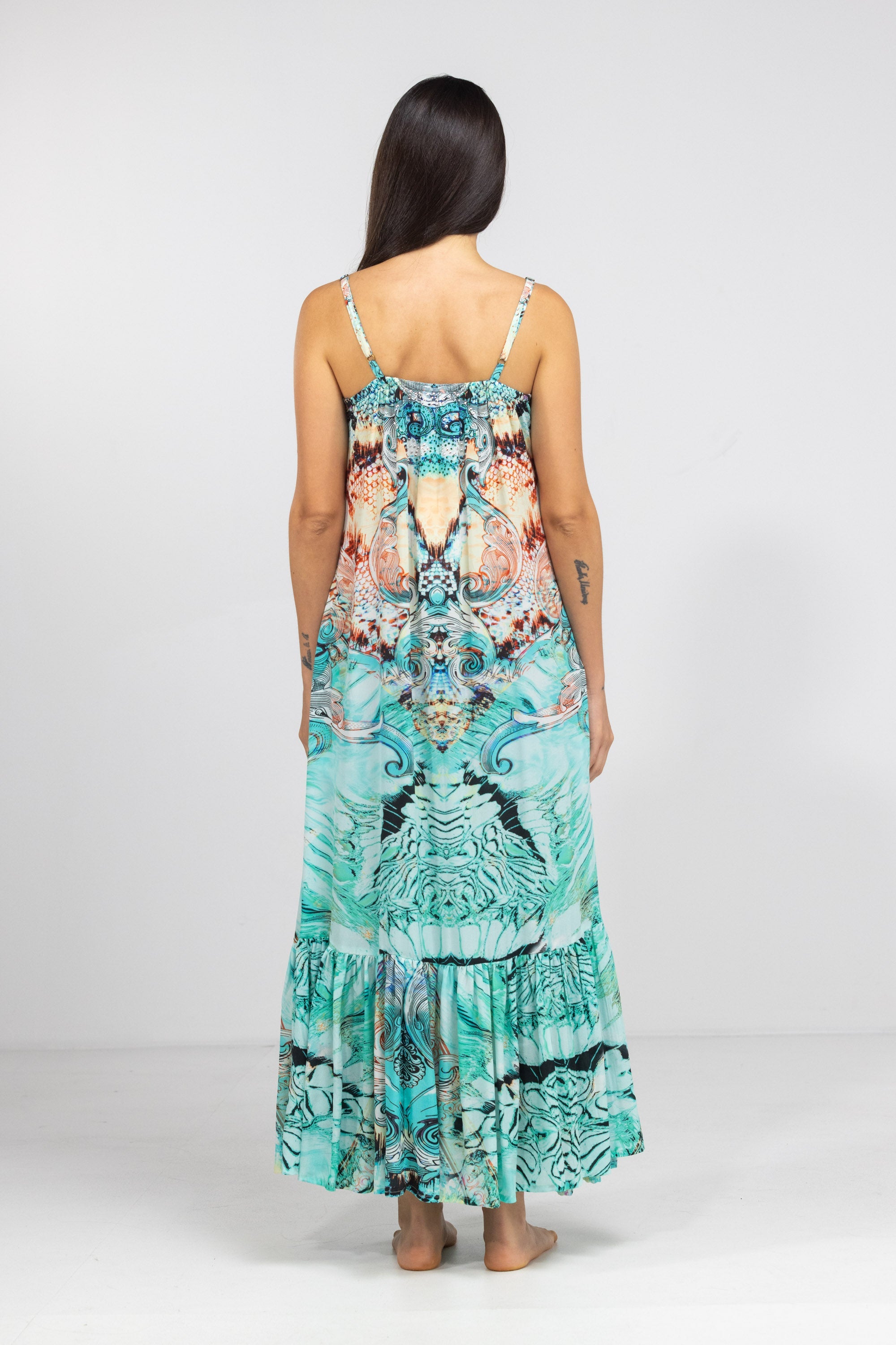 GOLDCOAST - FRILL STRAP MAXI