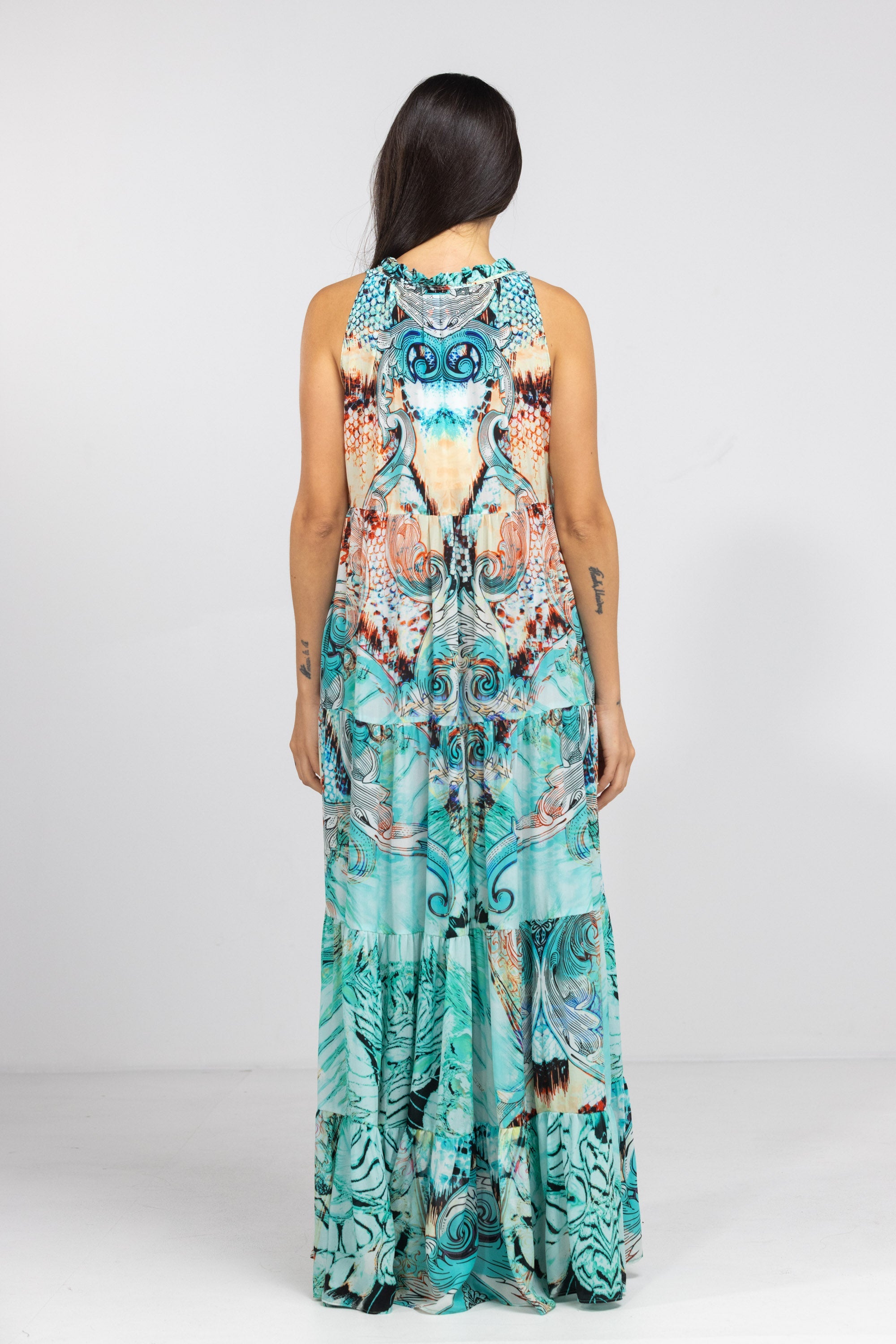 GOLDCOAST - FRILL ARMHOLE MAXI DRESS
