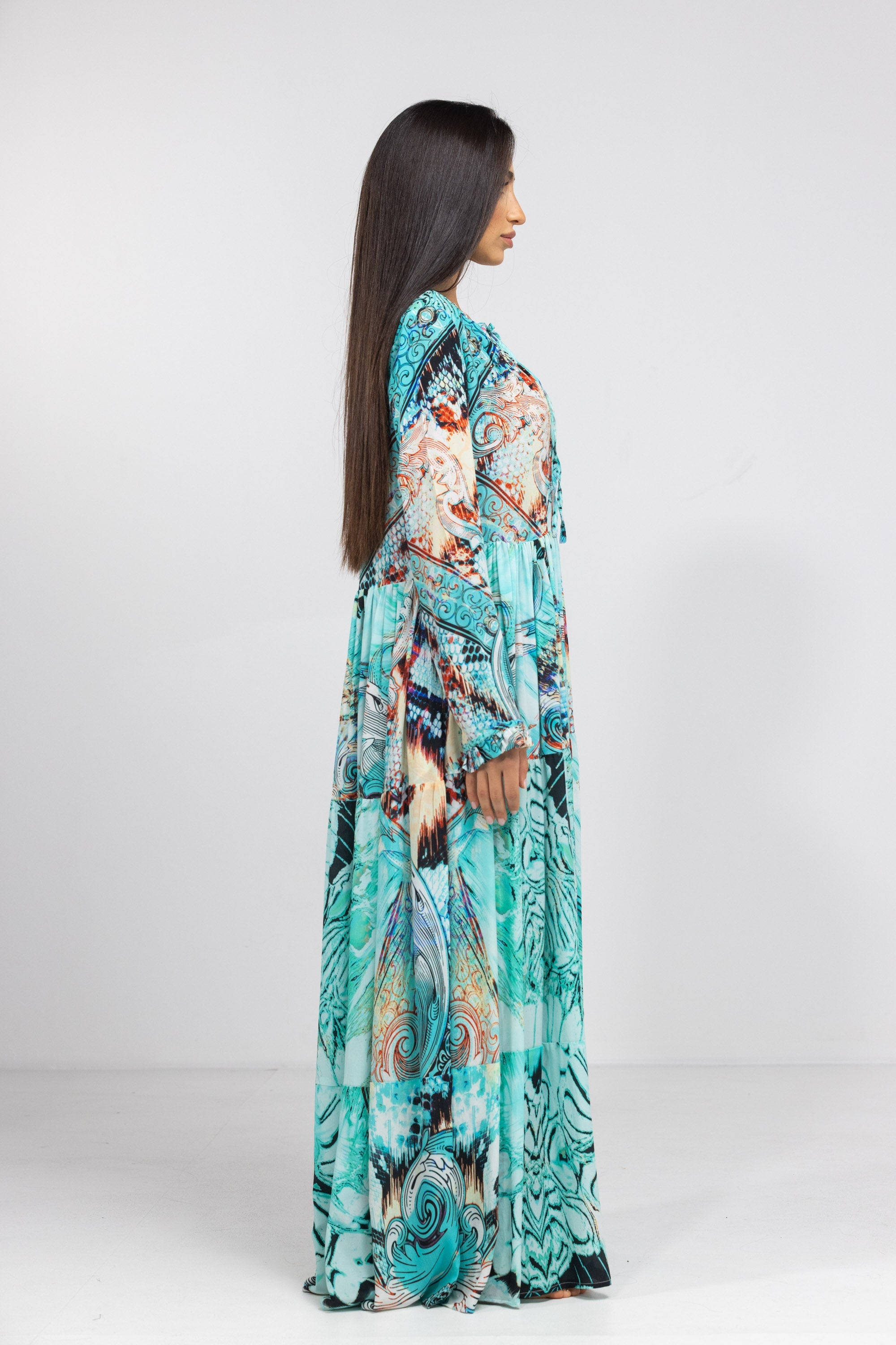 GOLDCOAST - FRONT PLACKET MAXI DRESS