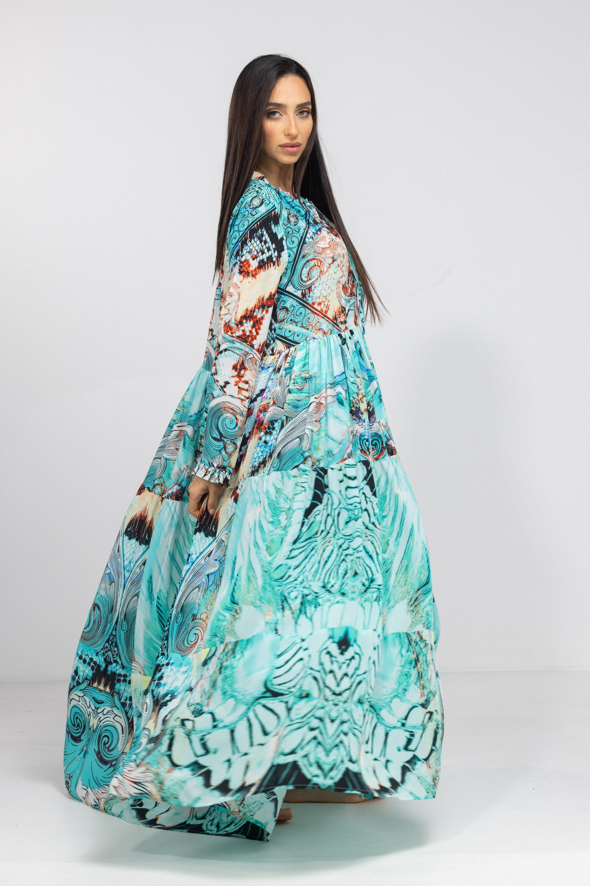 GOLDCOAST - FRONT PLACKET MAXI DRESS