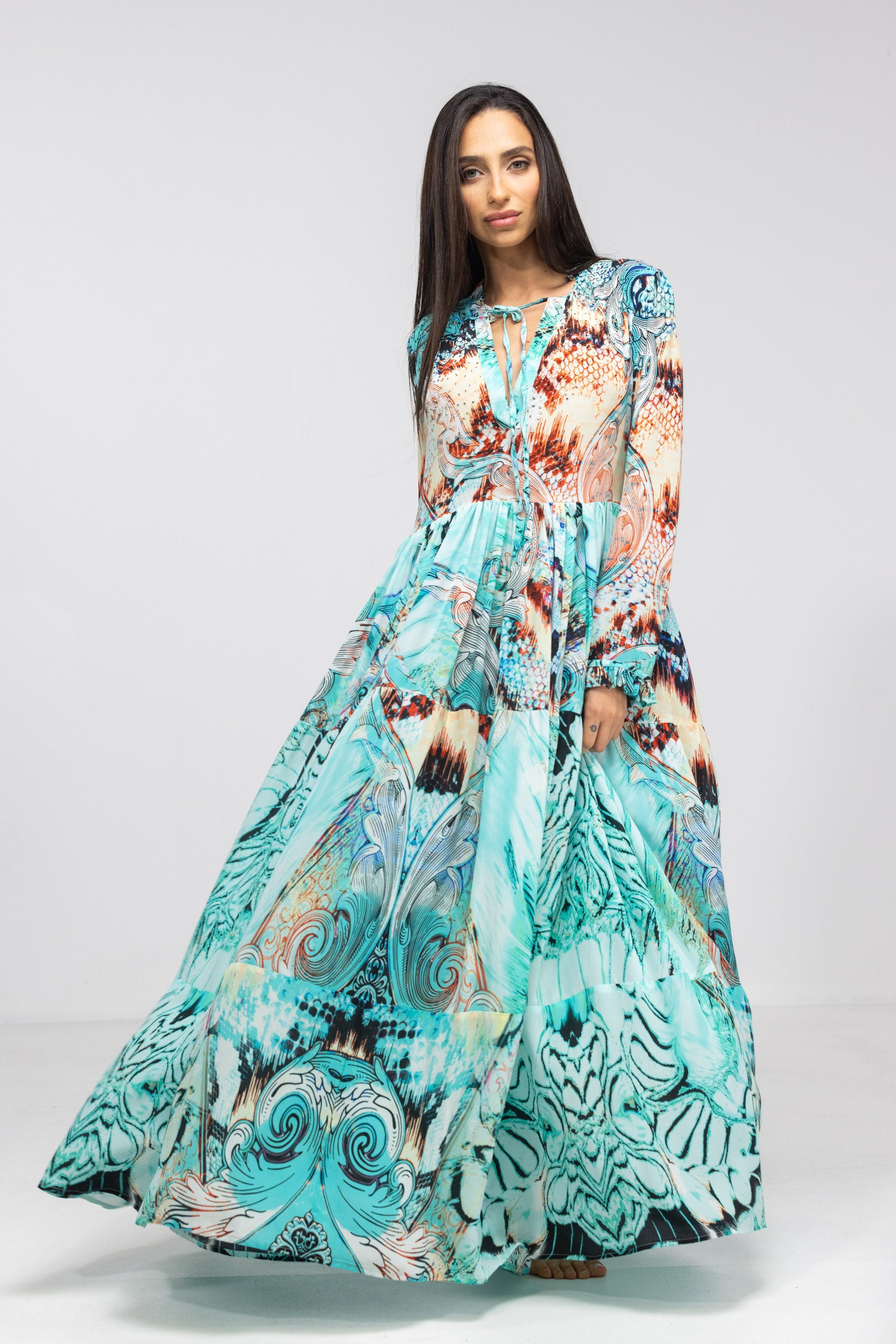 GOLDCOAST - FRONT PLACKET MAXI DRESS