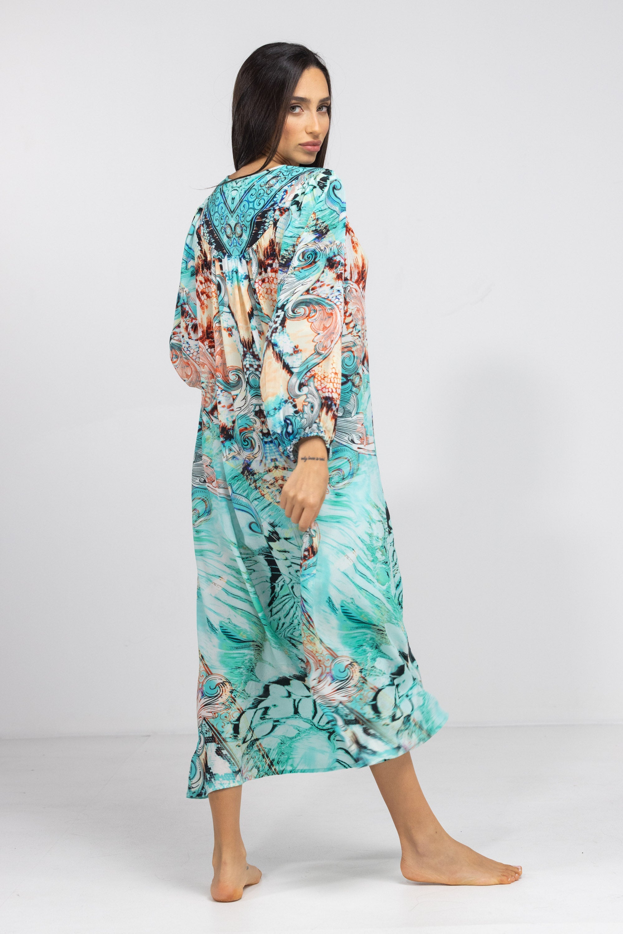 GOLDCOAST - V NECK DRESS LONG