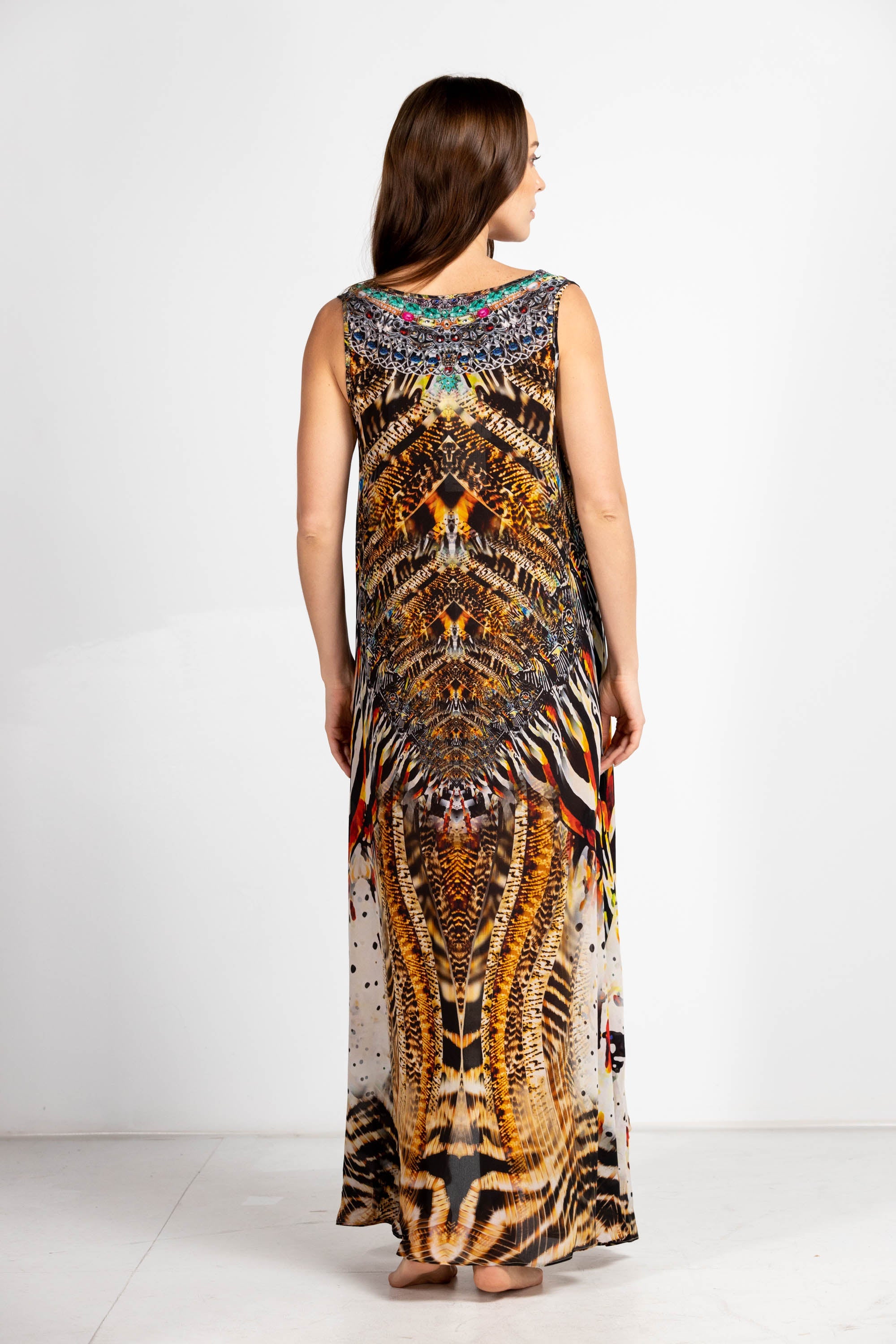 GOLDEN EAGLE - FLOWING MAXI DRESS