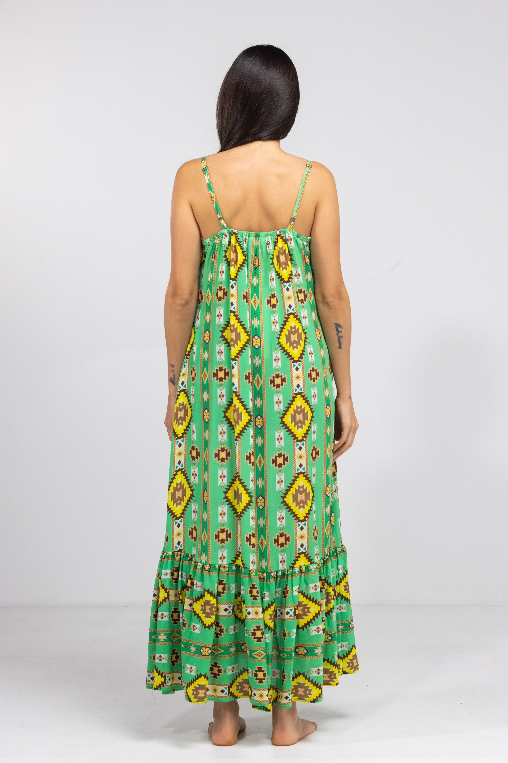 MELBOURNE - FRILL STRAP MAXI