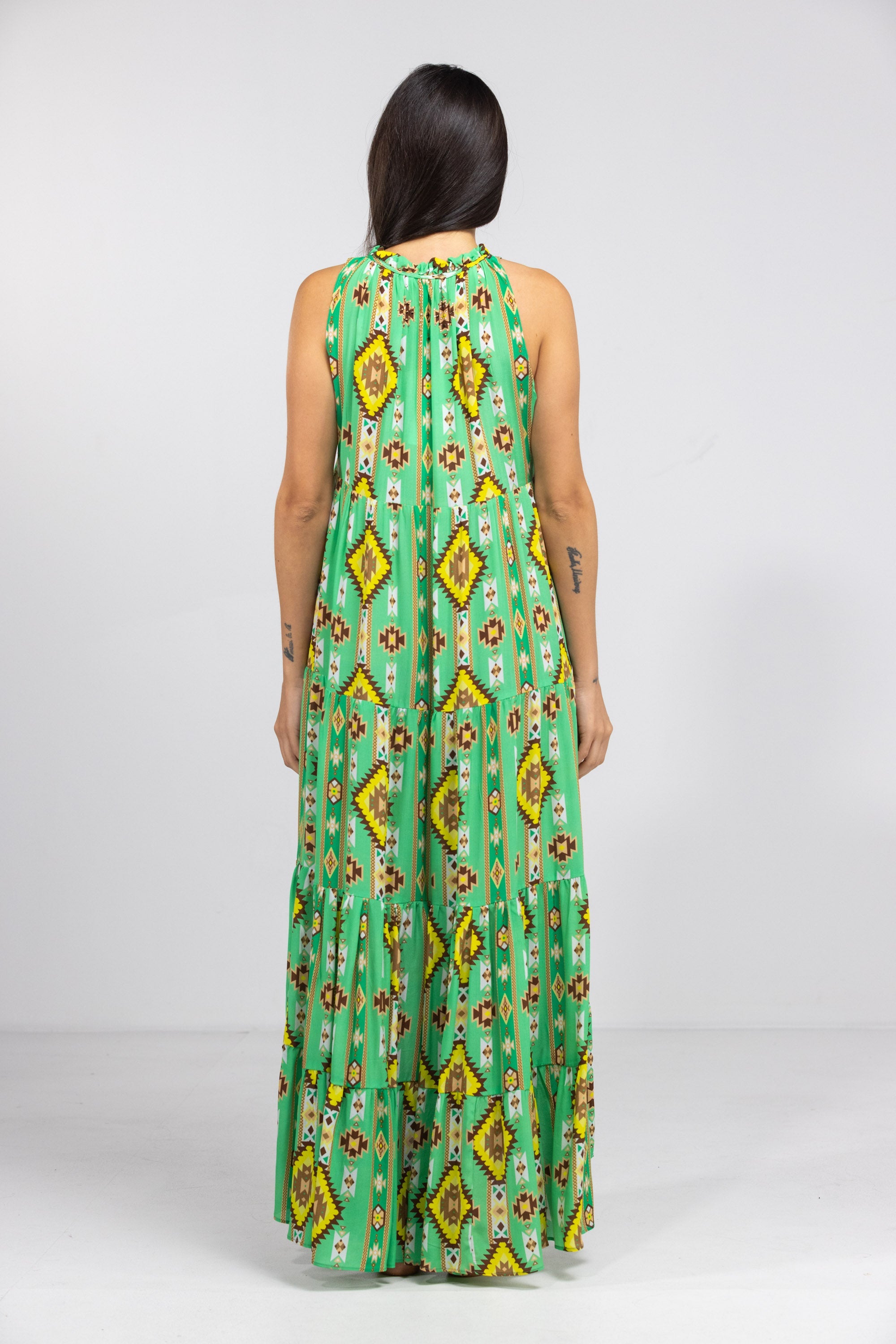 MELBOURNE - FRILL ARMHOLE MAXIDRESS