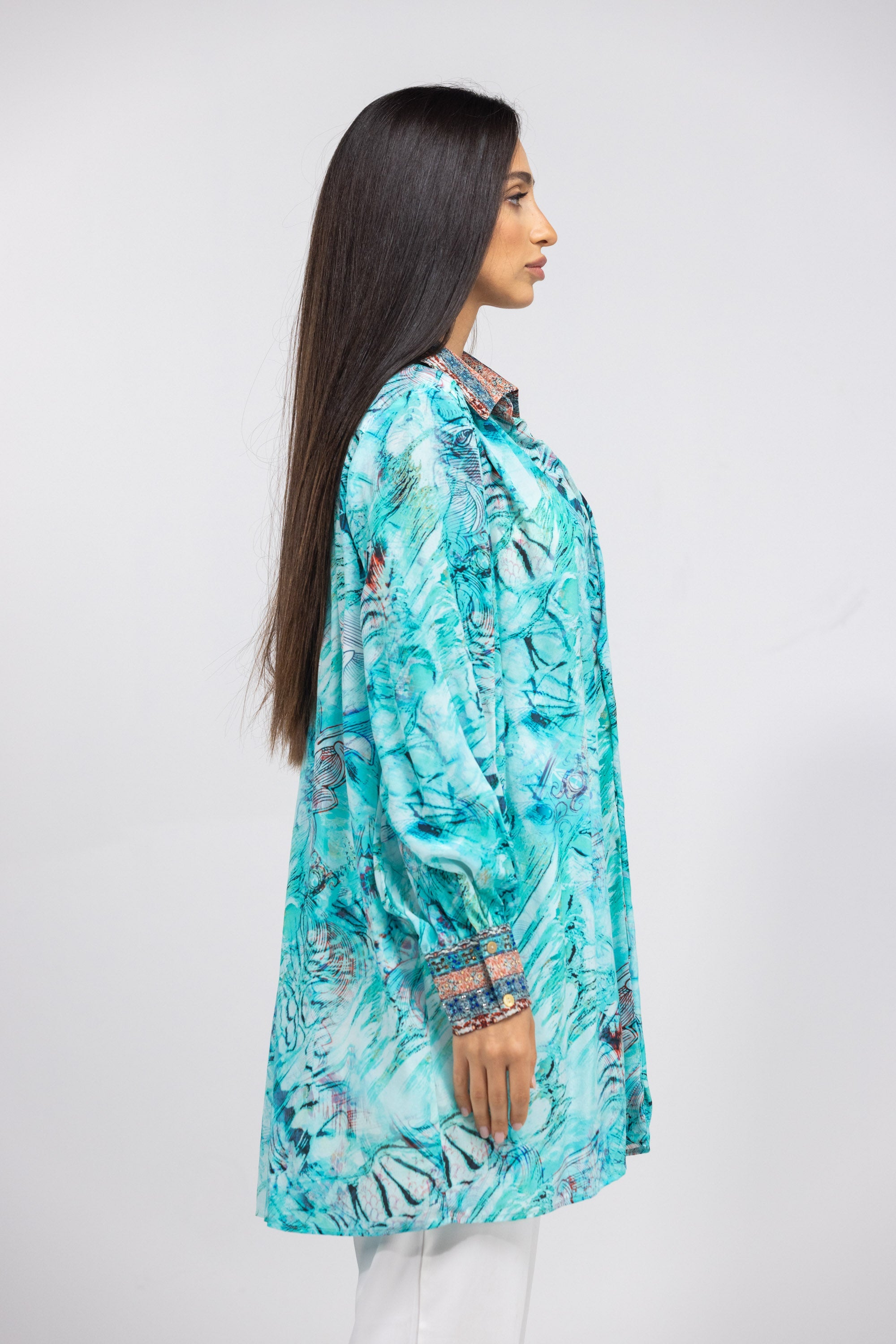 GOLDCOAST - PUFF SLEEVE DRESS