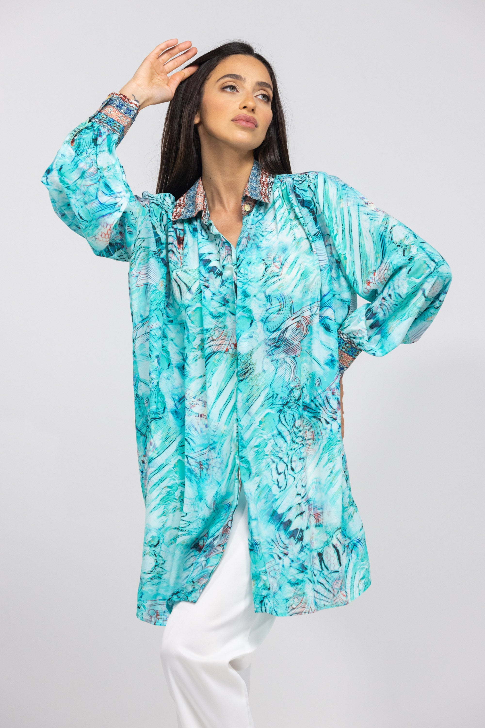 GOLDCOAST - PUFF SLEEVE DRESS