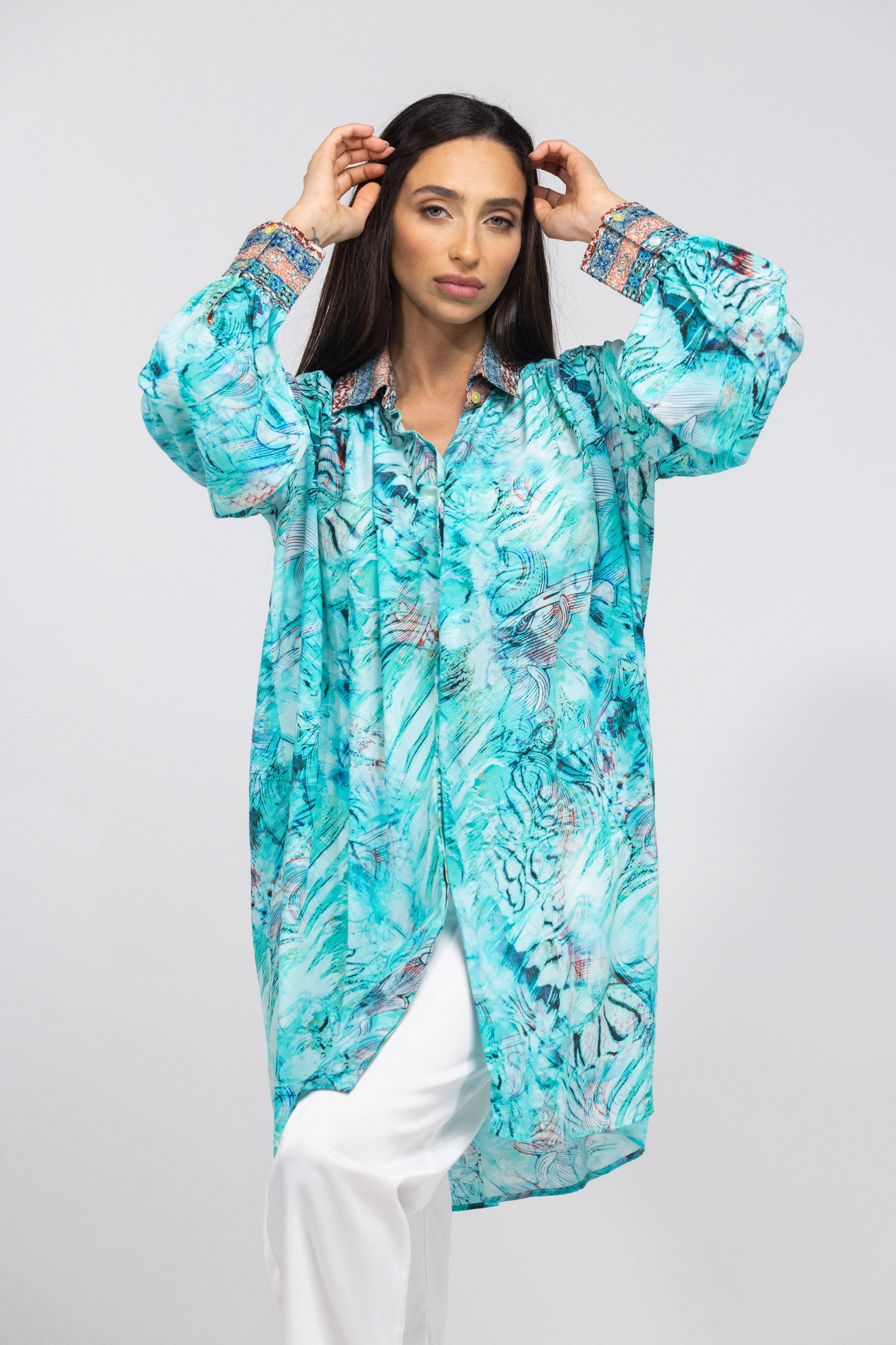 GOLDCOAST - PUFF SLEEVE DRESS