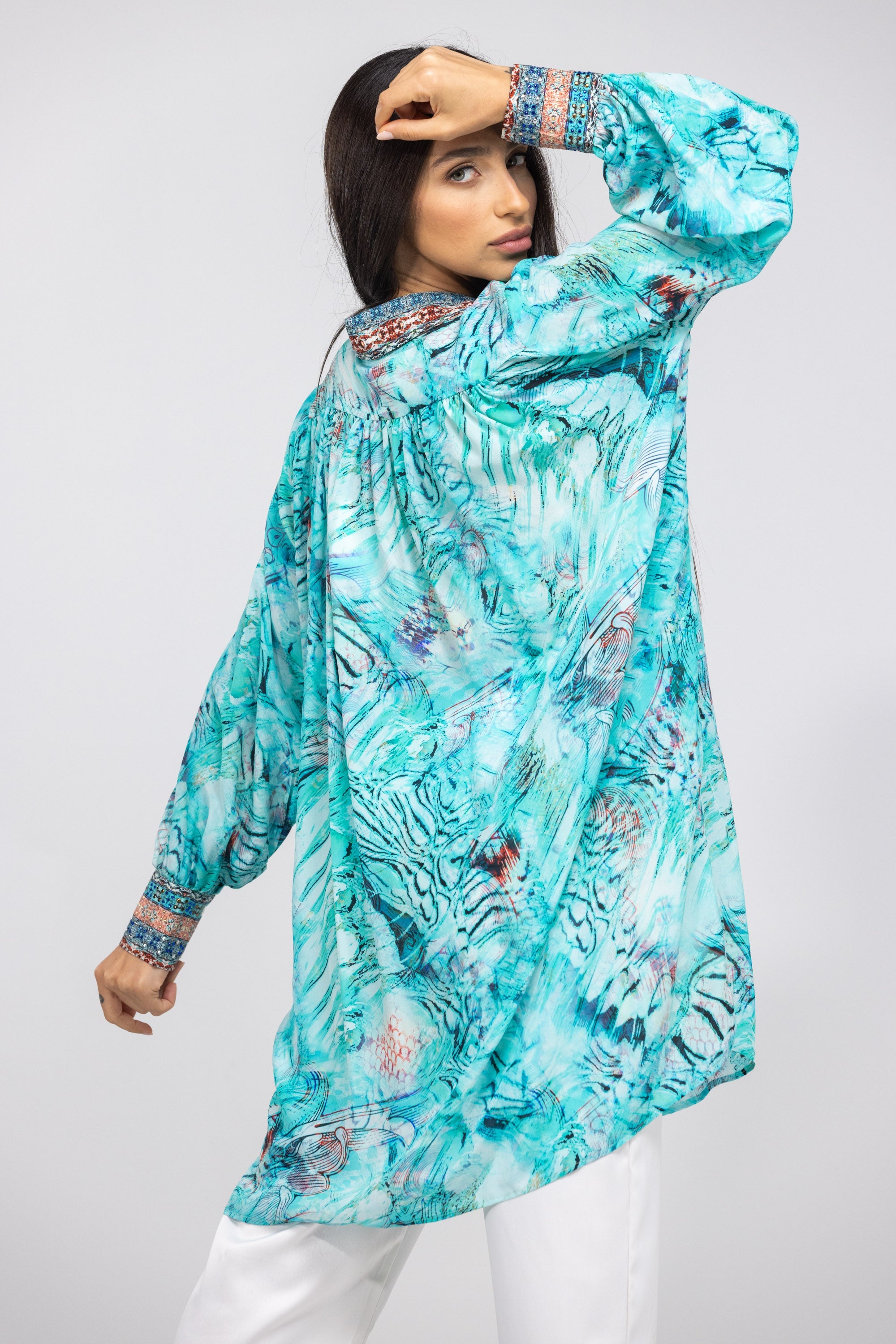 GOLDCOAST - PUFF SLEEVE DRESS