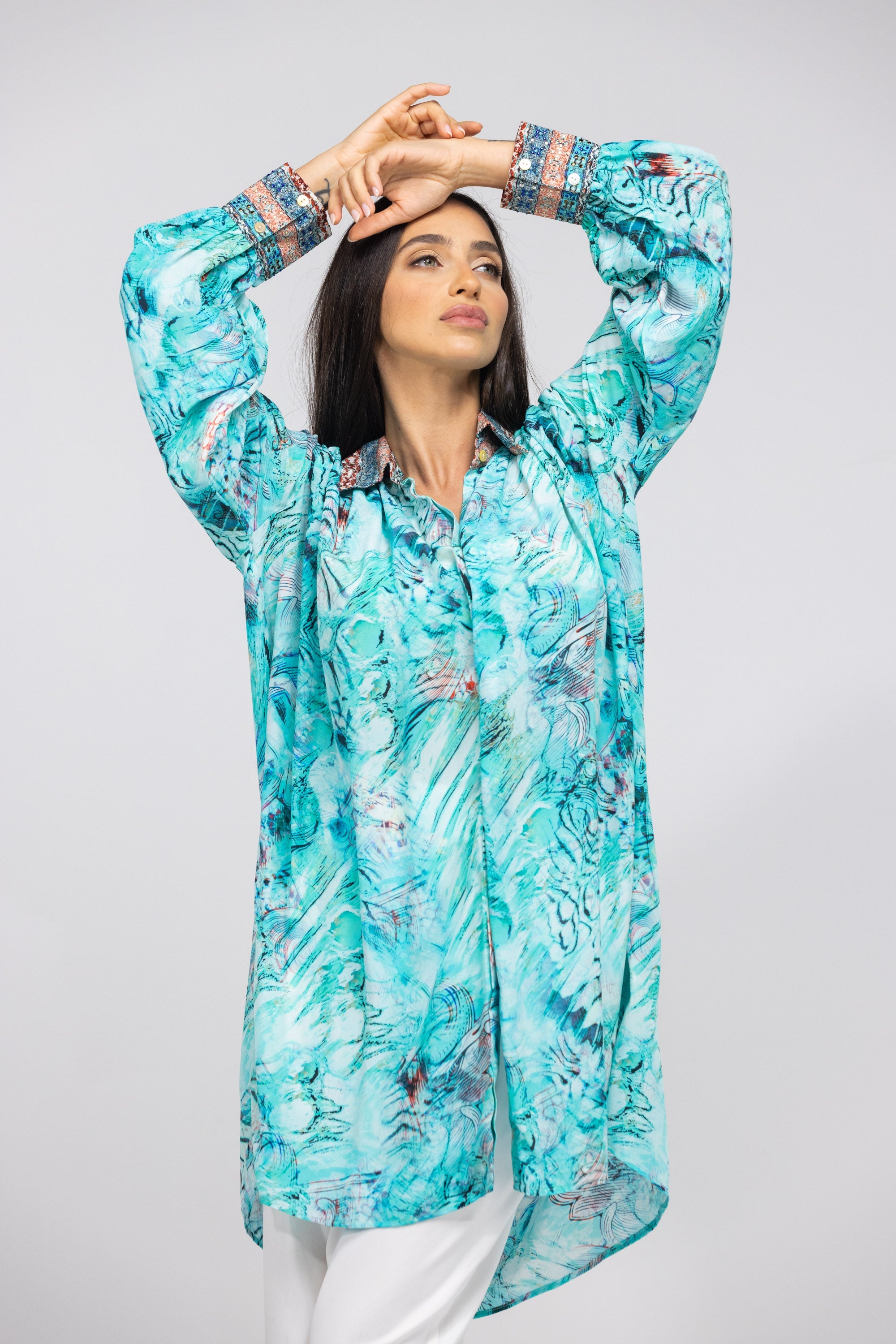GOLDCOAST - PUFF SLEEVE DRESS