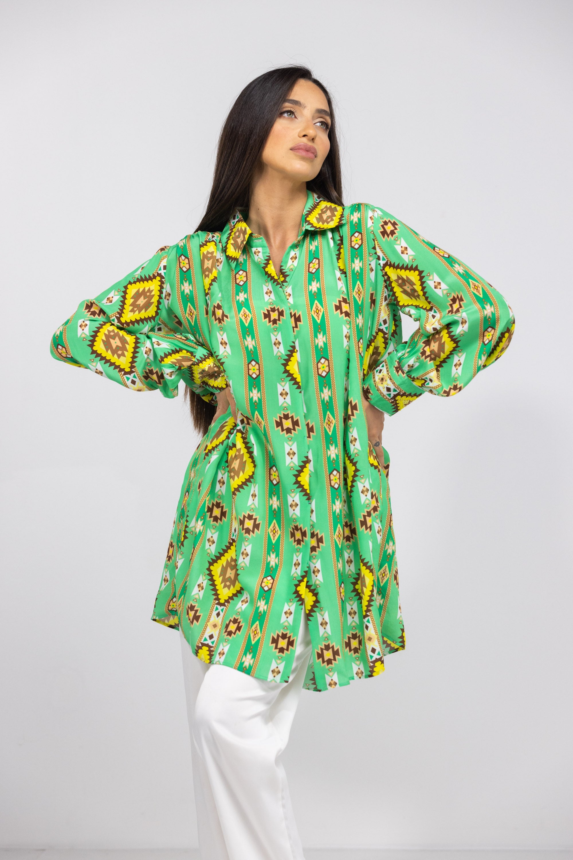 MELBOURNE - PUFF SLEEVE DRESS