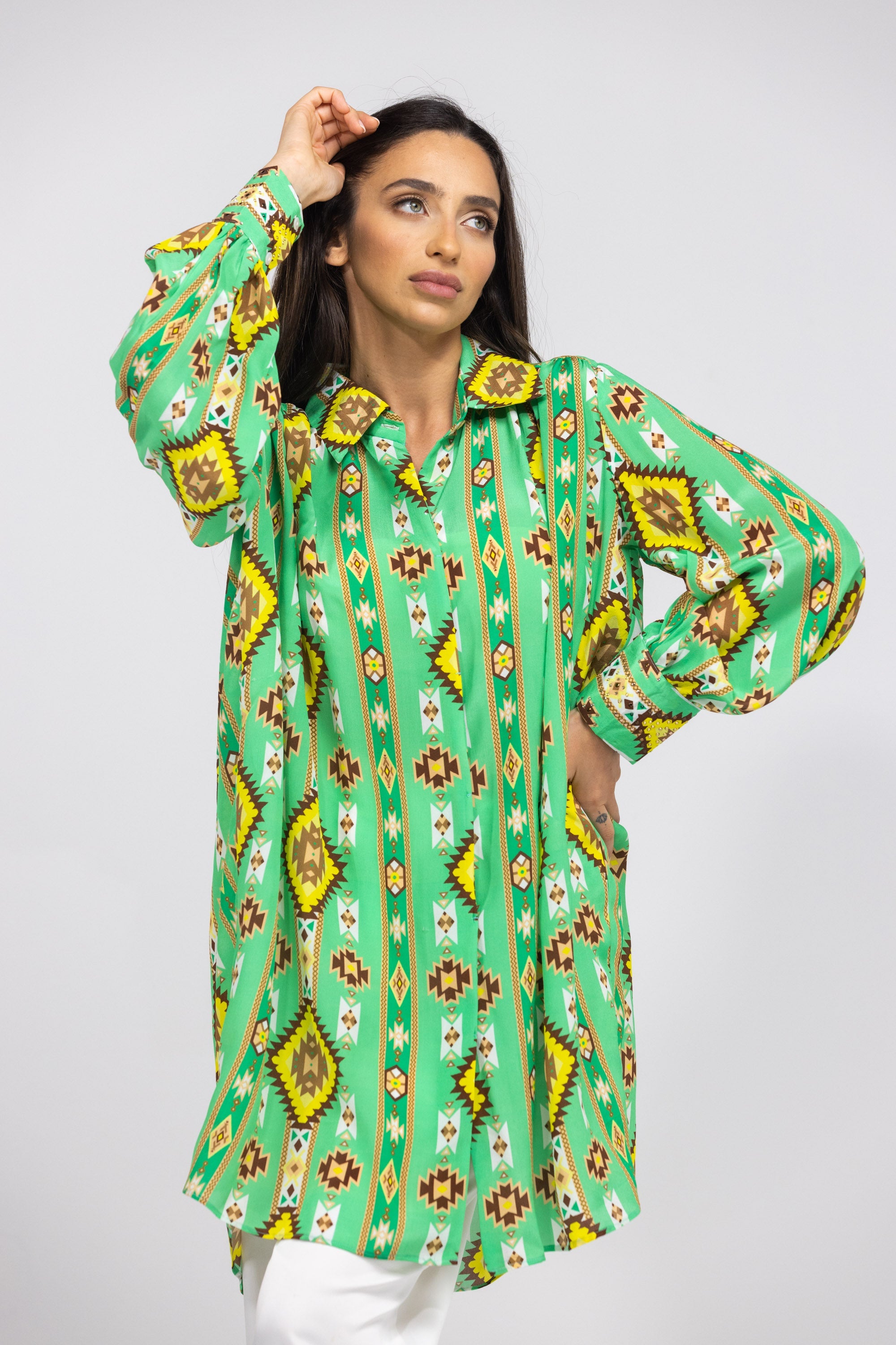 MELBOURNE - PUFF SLEEVE DRESS