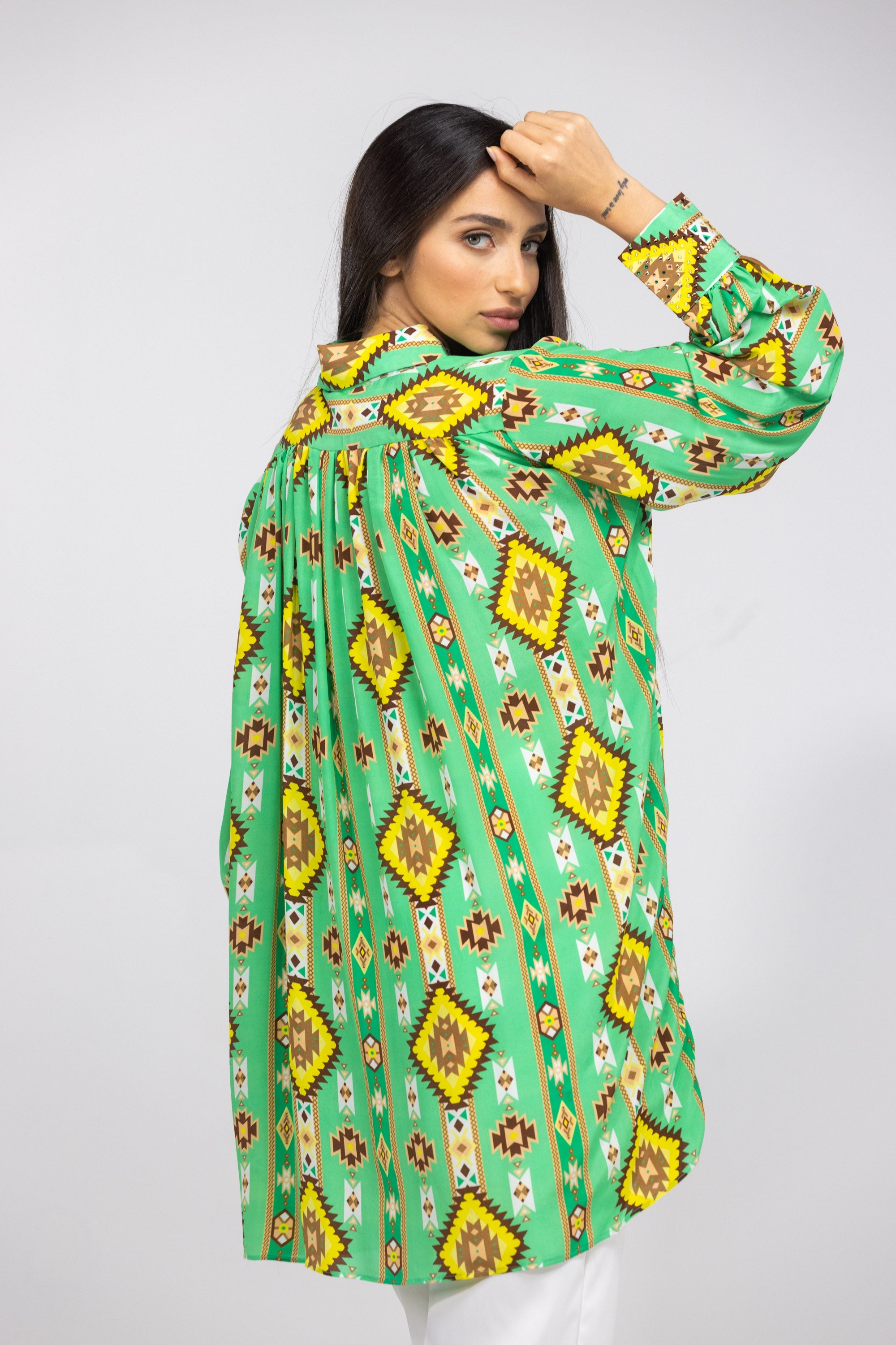 MELBOURNE - PUFF SLEEVE DRESS
