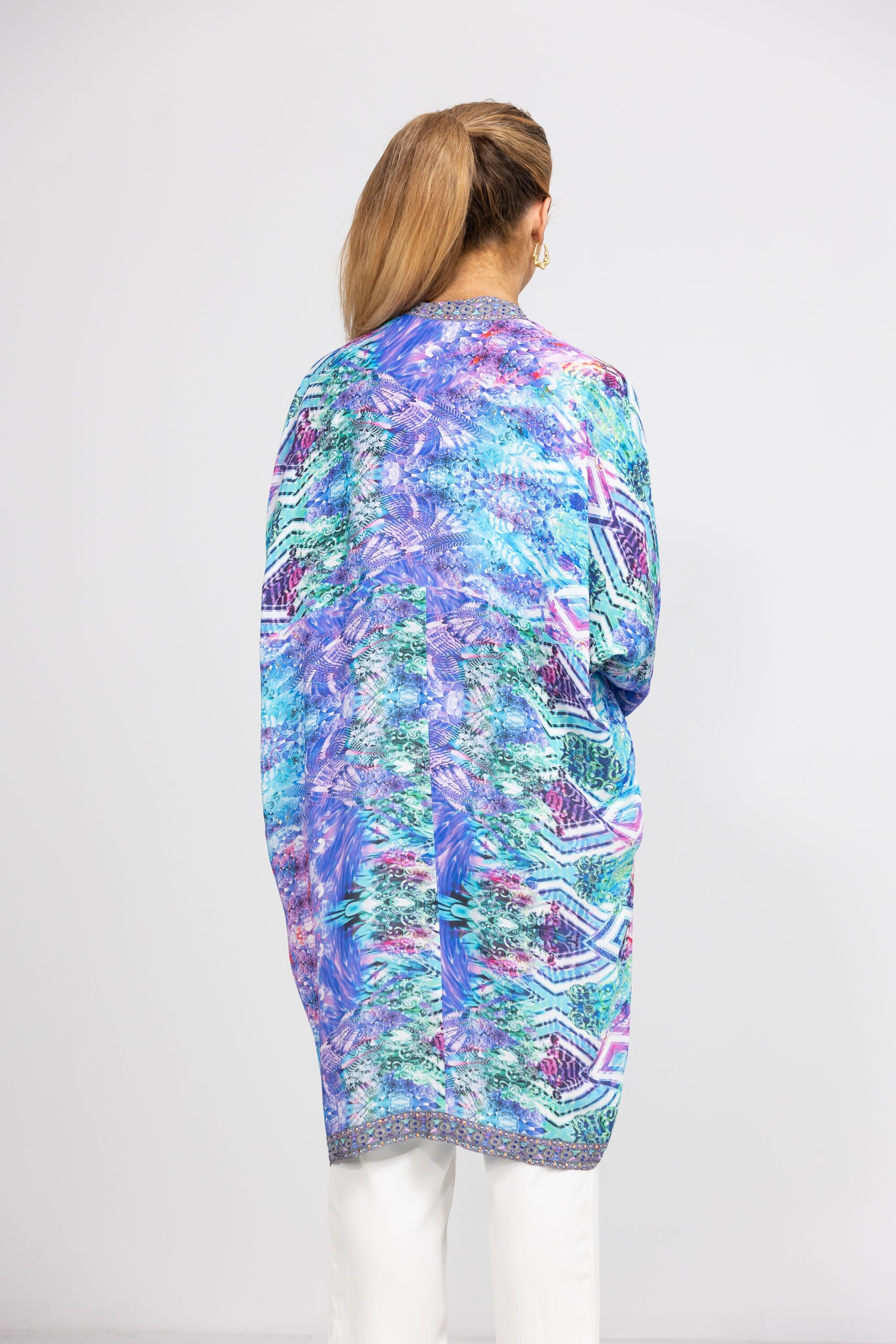 INDIGO SUMMER - KIMONO SHRUG (SHORT) - TheSwankStore