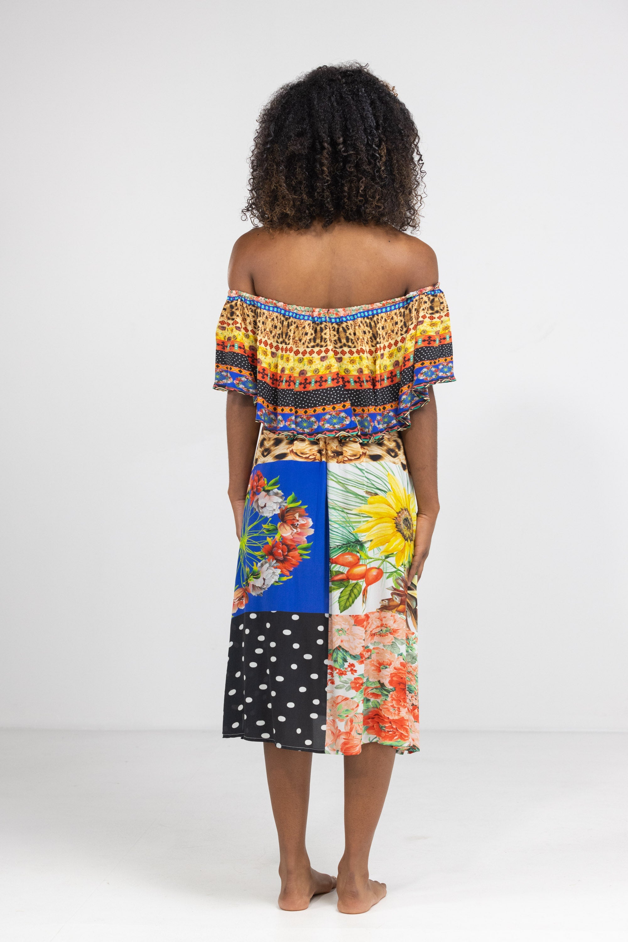 PERTH - FRILL NECK DRESS SHORT