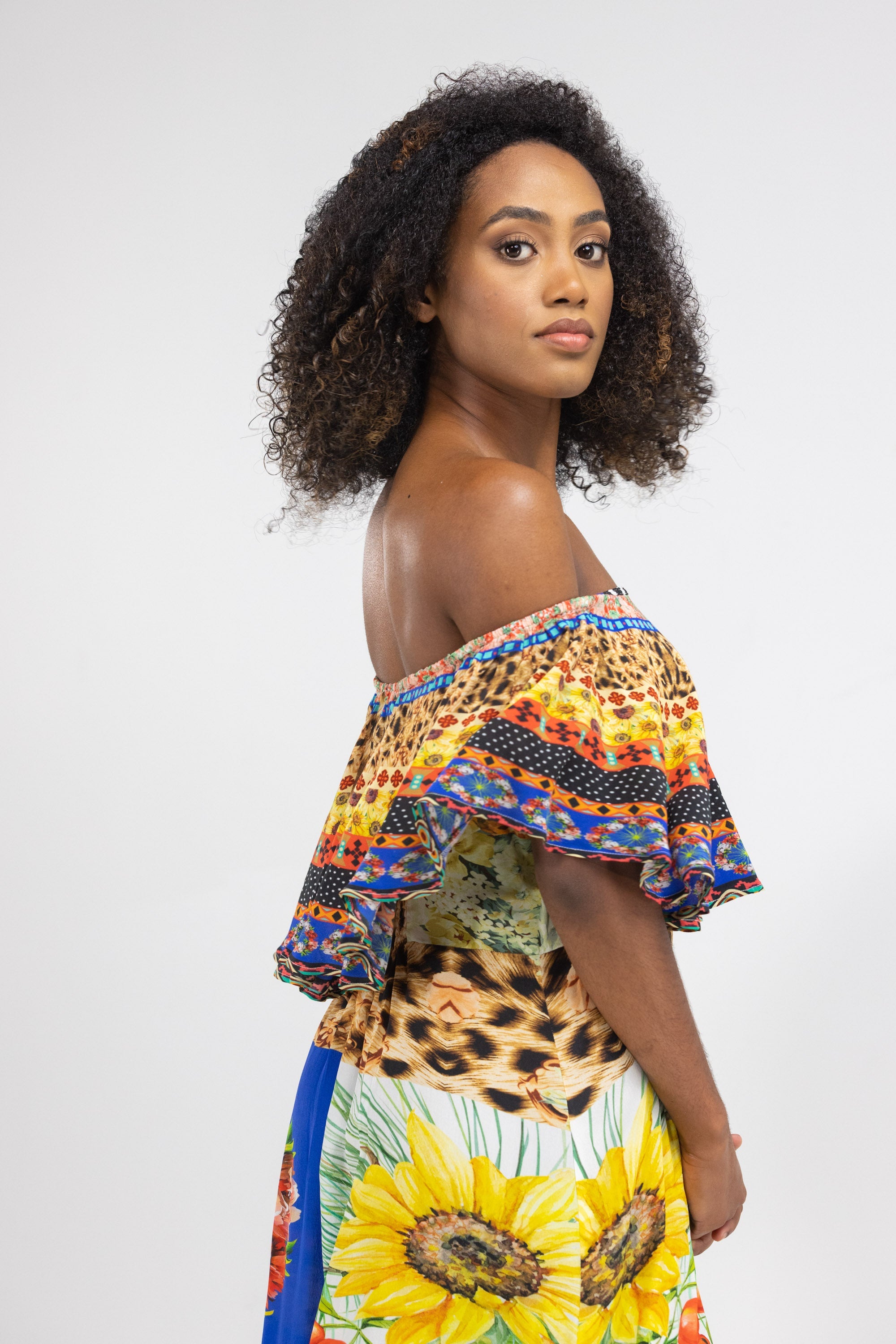 PERTH - FRILL NECK DRESS SHORT