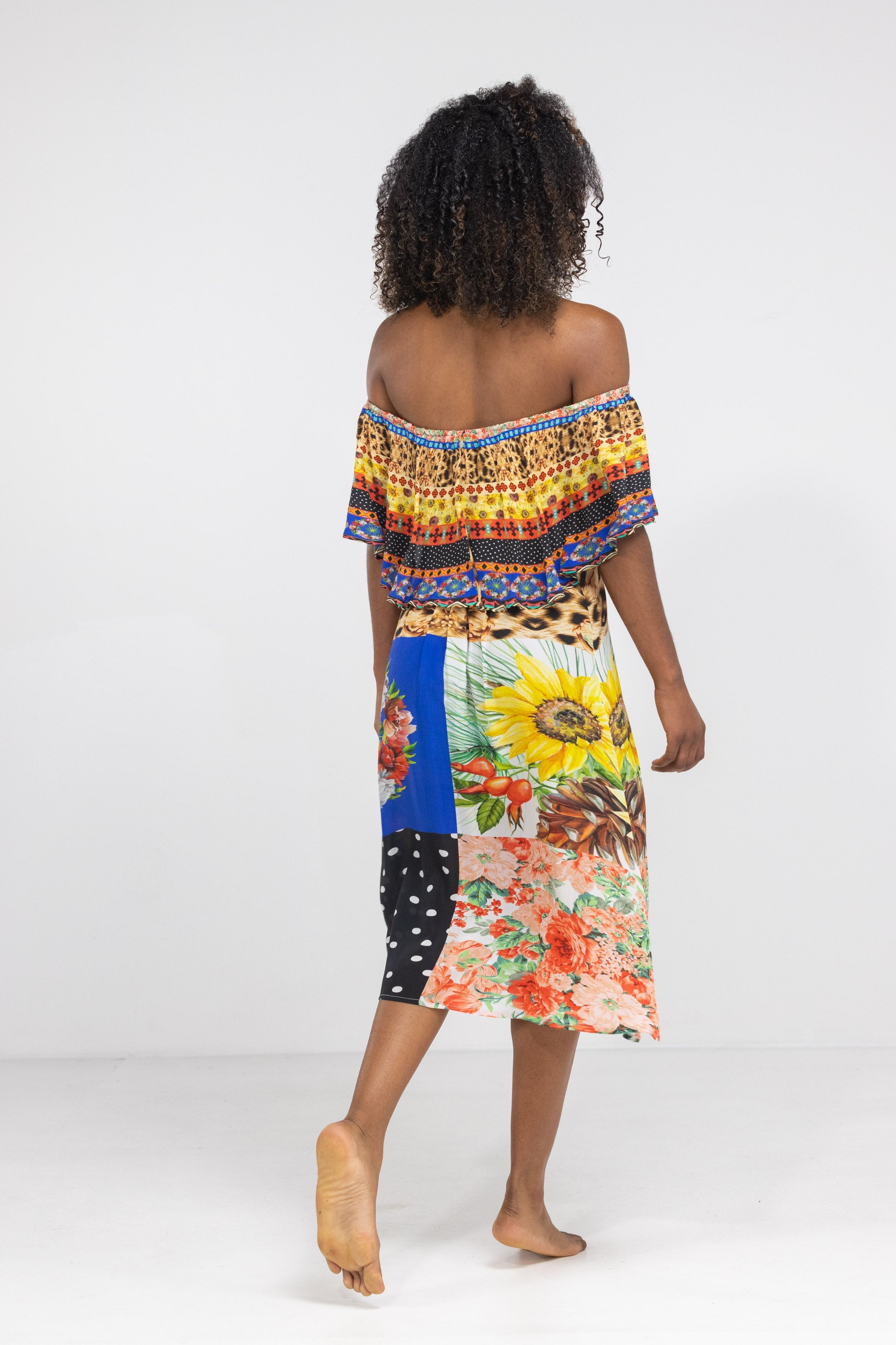 PERTH - FRILL NECK DRESS SHORT