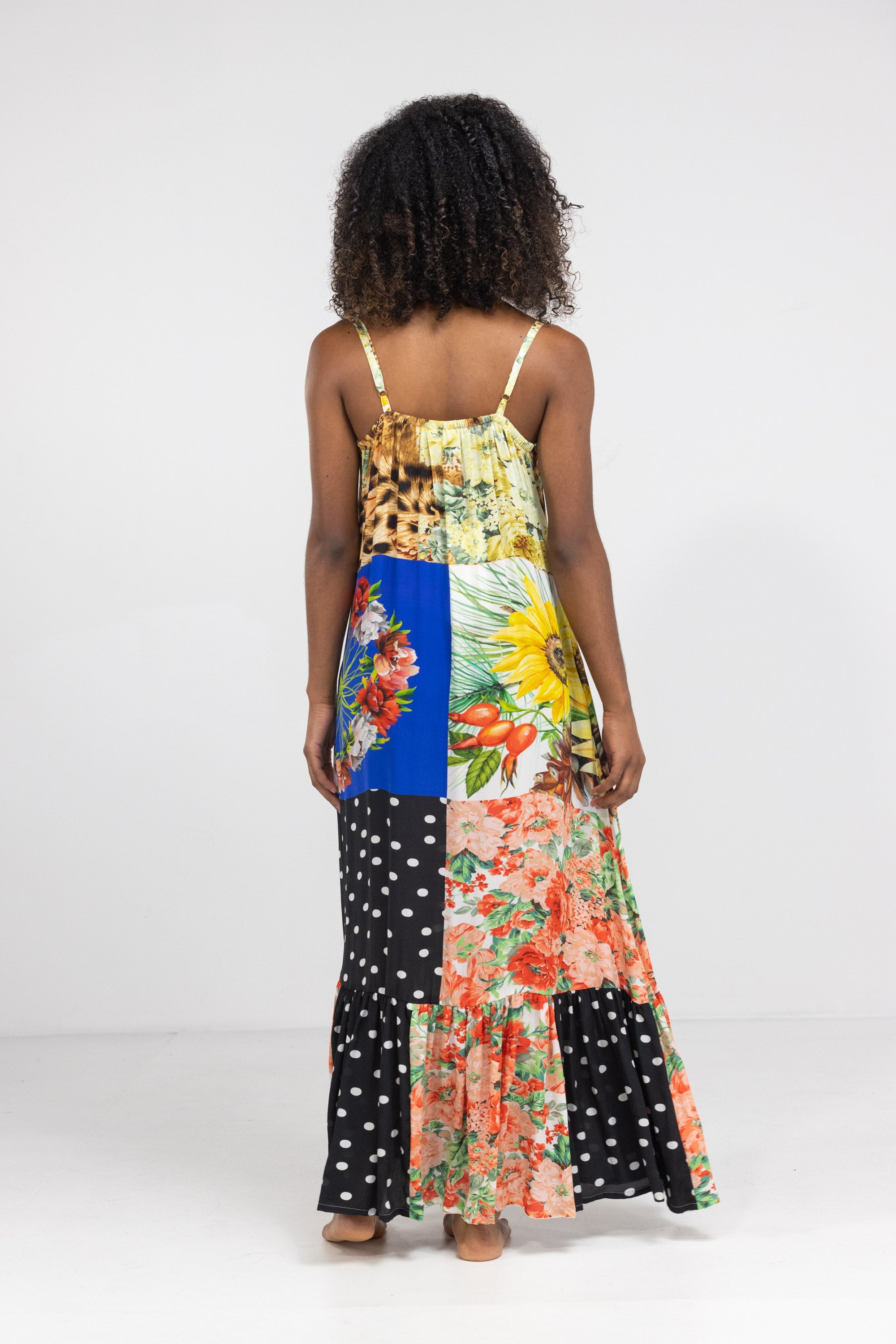 PERTH - FRILL STRAP MAXI