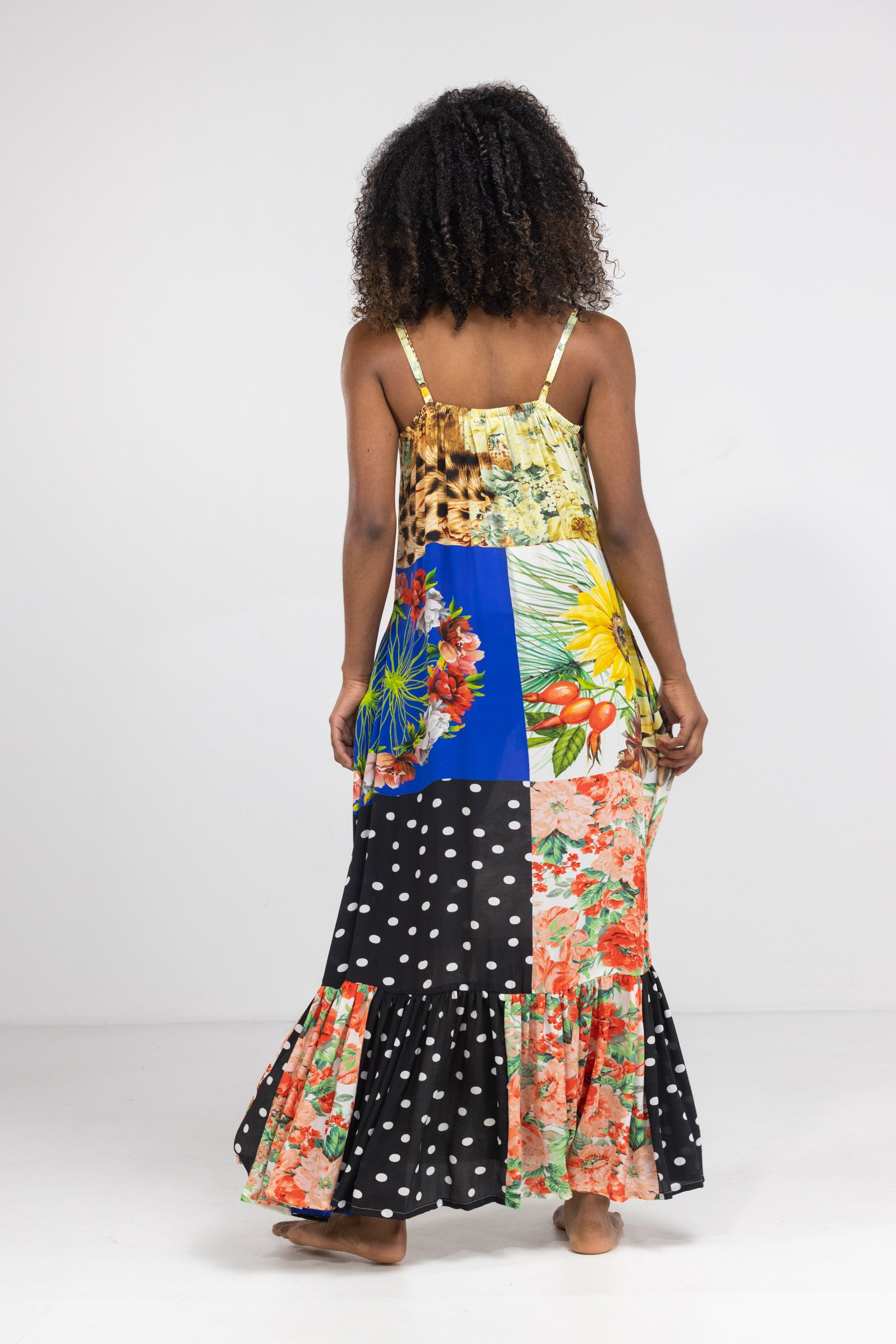 PERTH - FRILL STRAP MAXI
