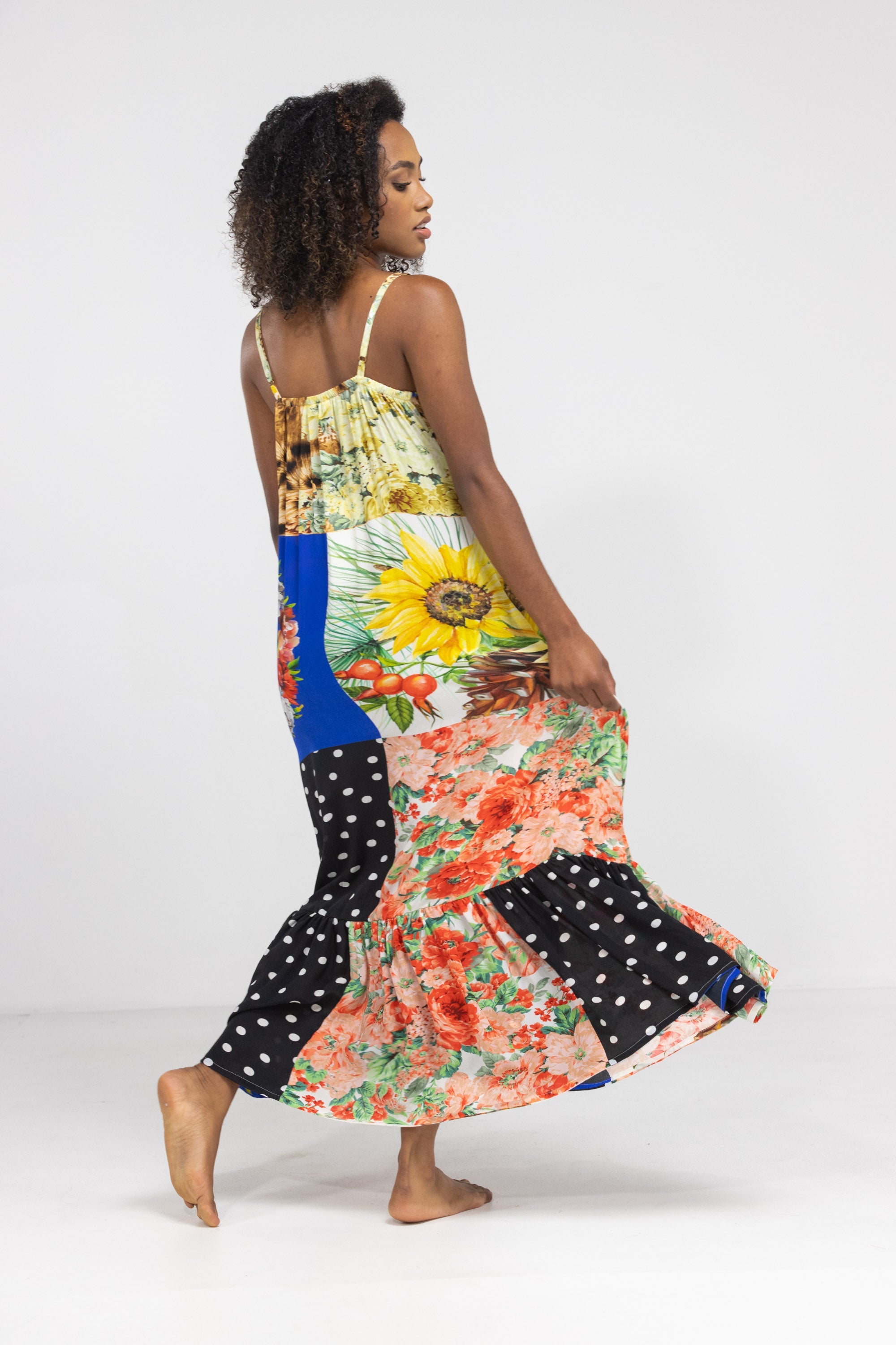 PERTH - FRILL STRAP MAXI