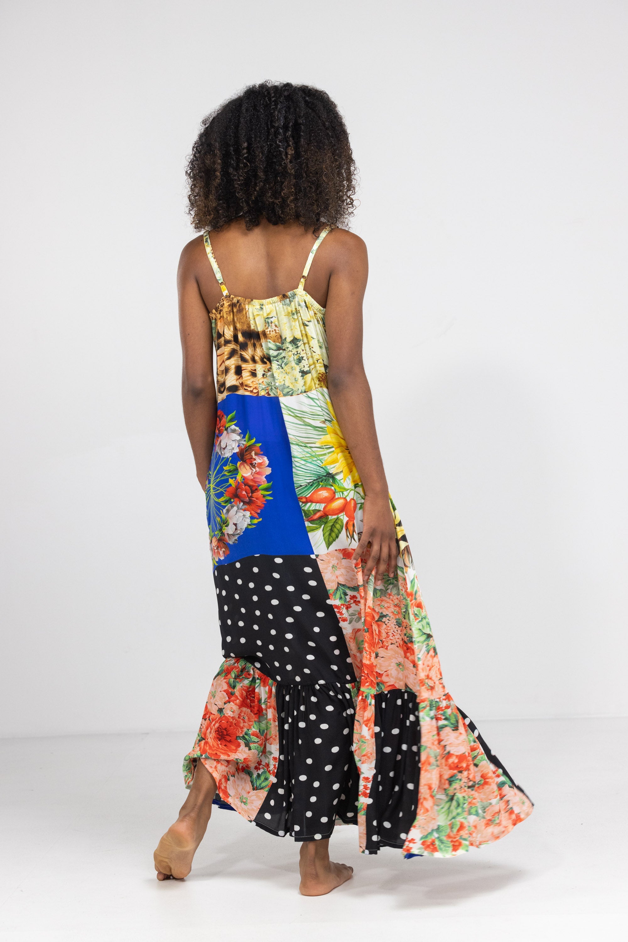 PERTH - FRILL STRAP MAXI