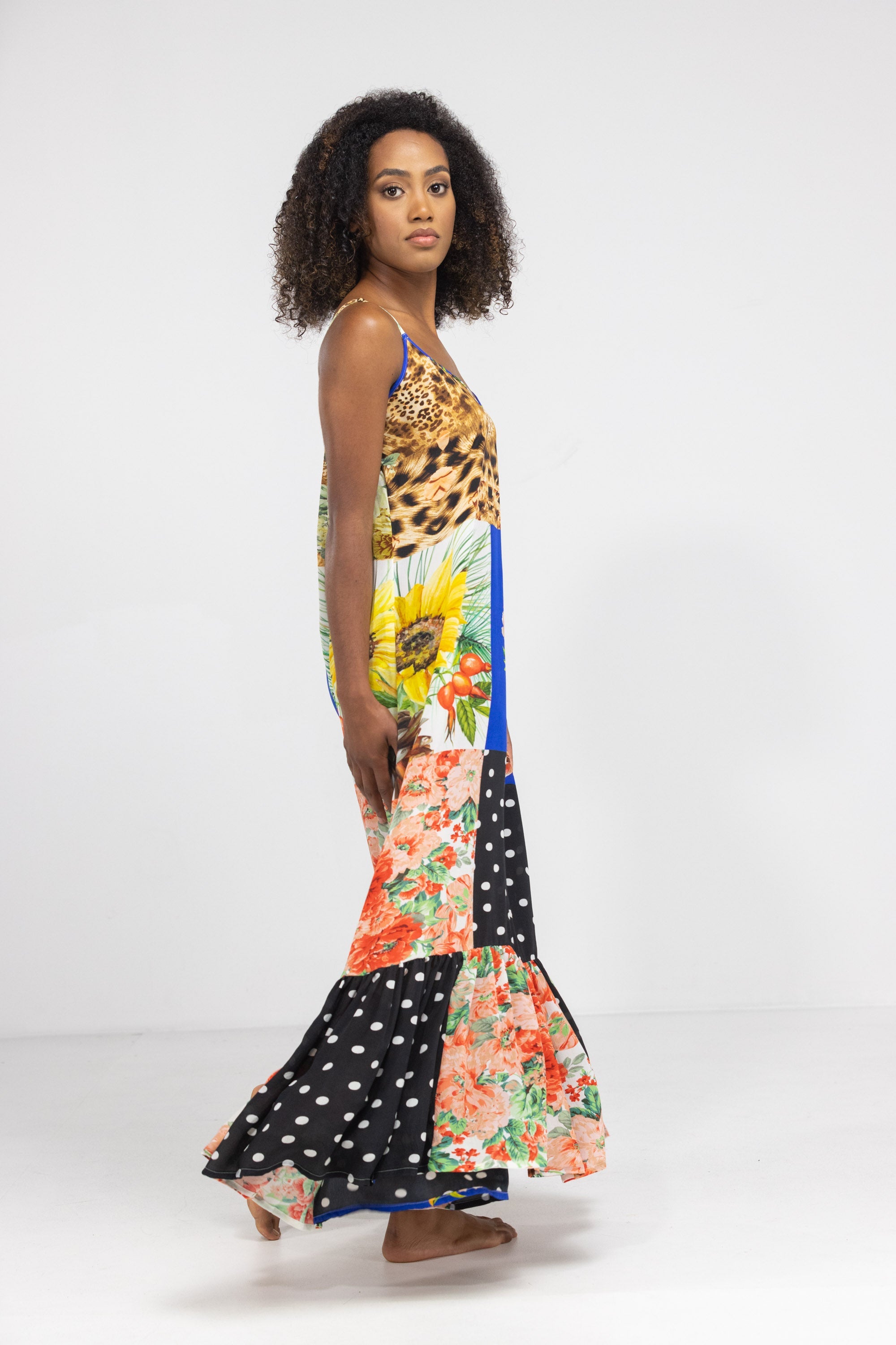 PERTH - FRILL STRAP MAXI