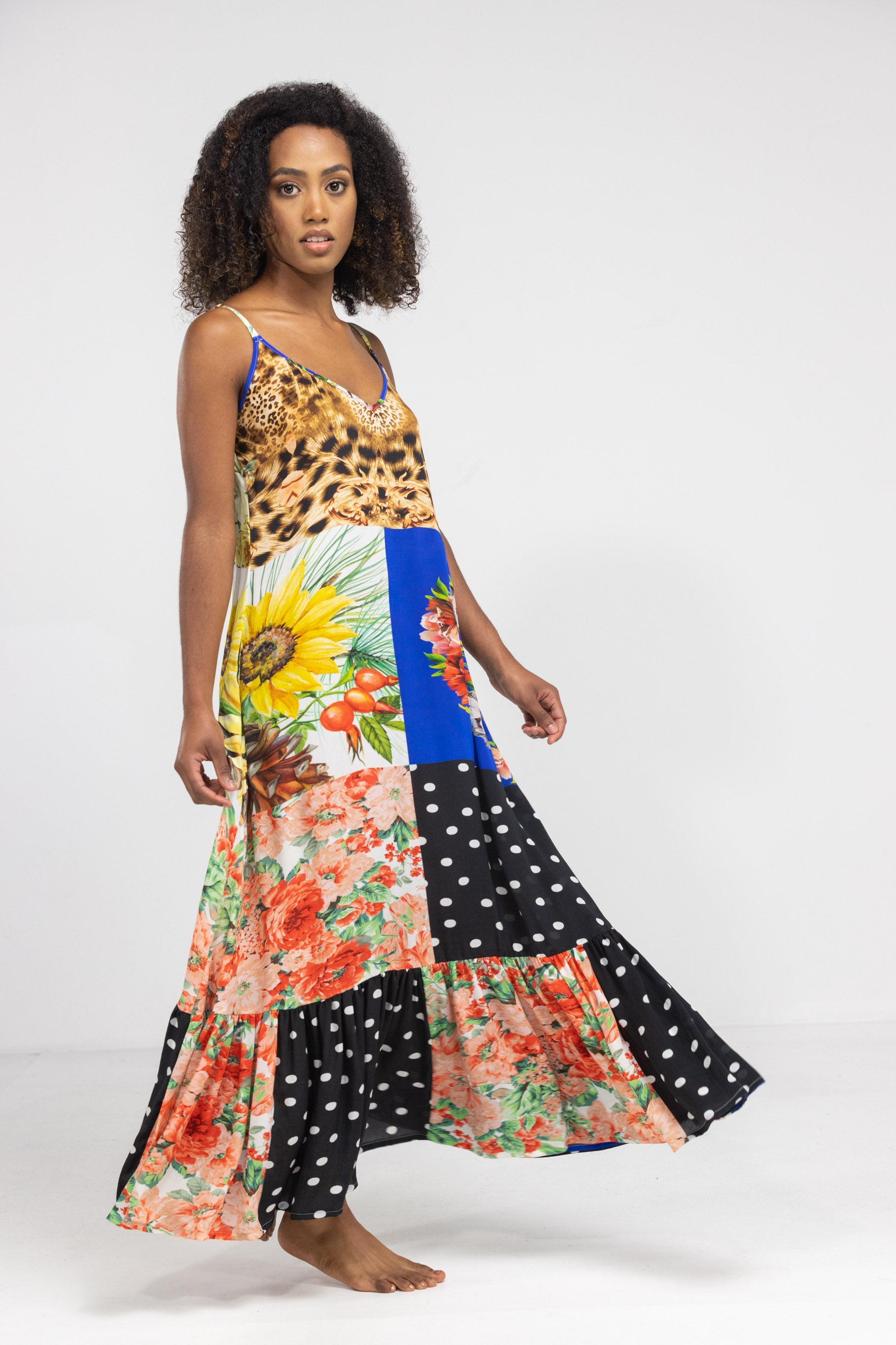 PERTH - FRILL STRAP MAXI