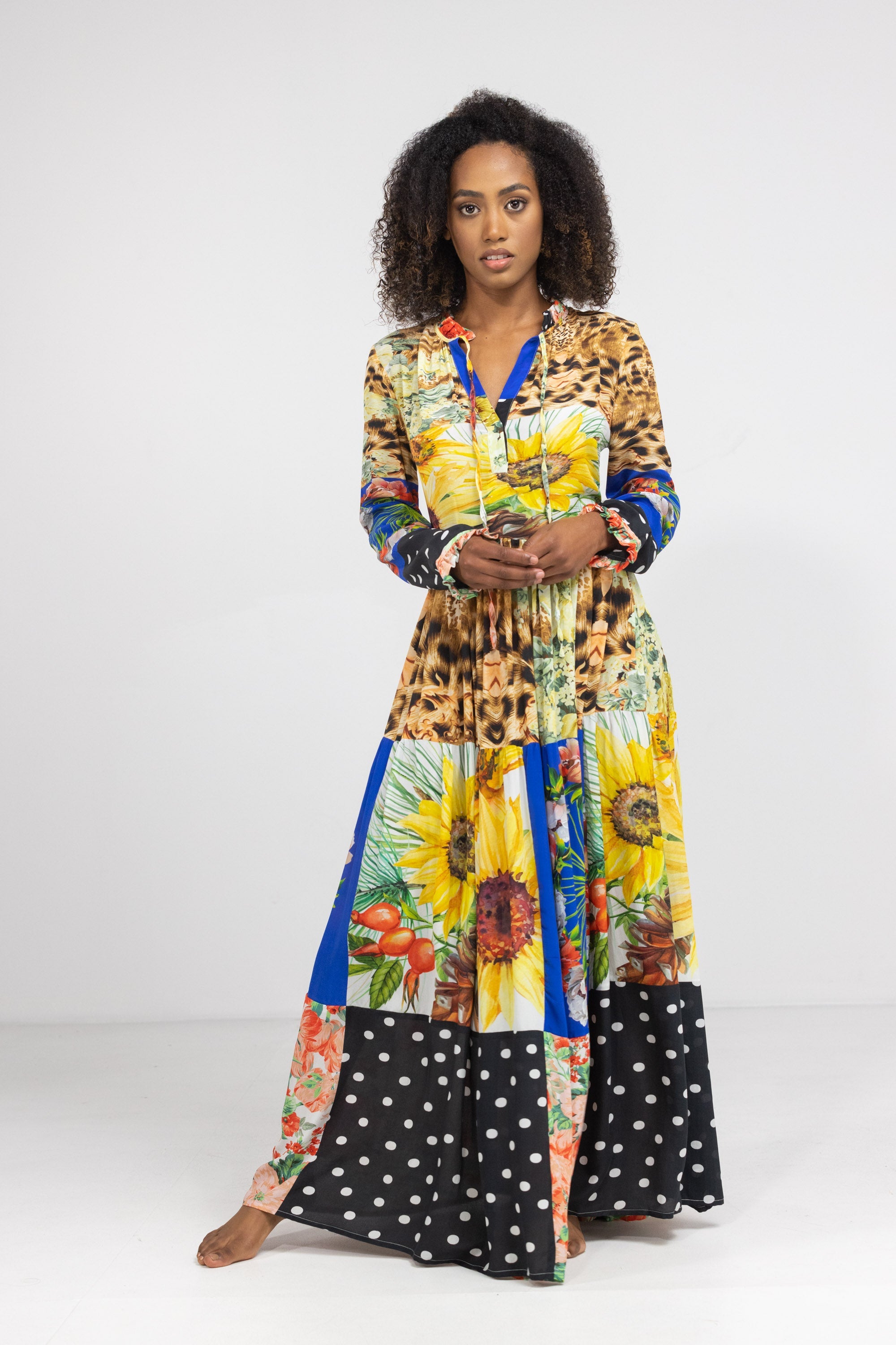 PERTH - FRONT PLACKET MAXI DRESS