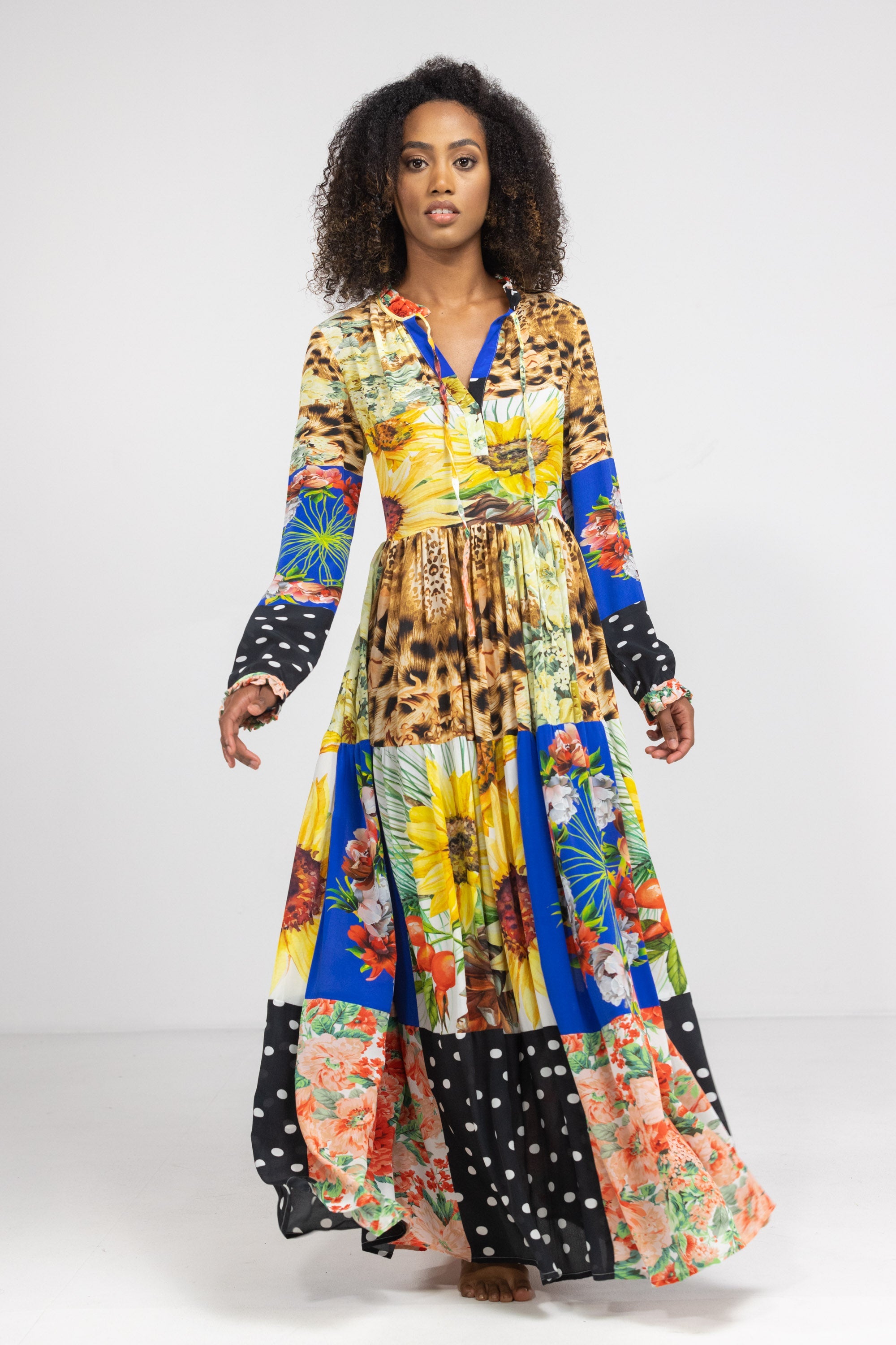 PERTH - FRONT PLACKET MAXI DRESS