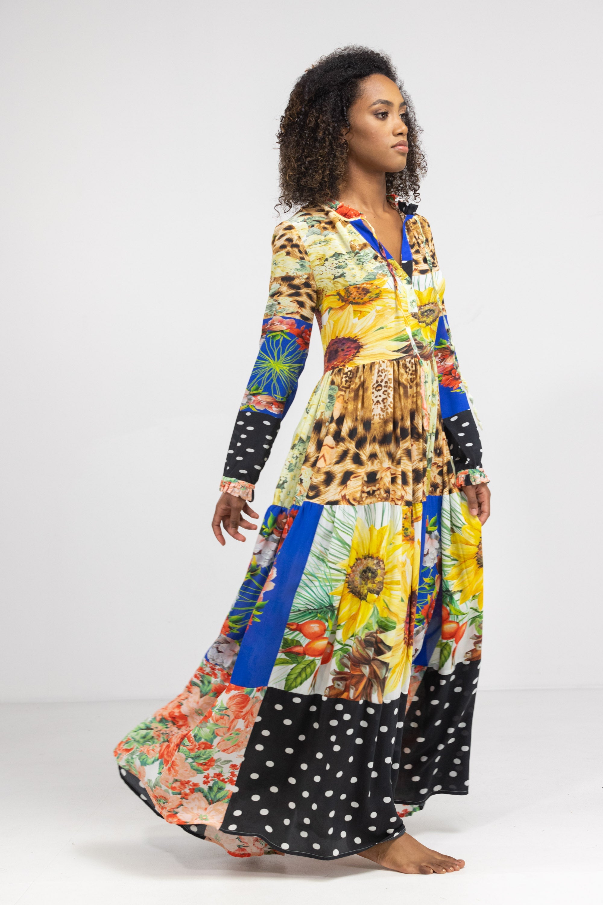 PERTH - FRONT PLACKET MAXI DRESS