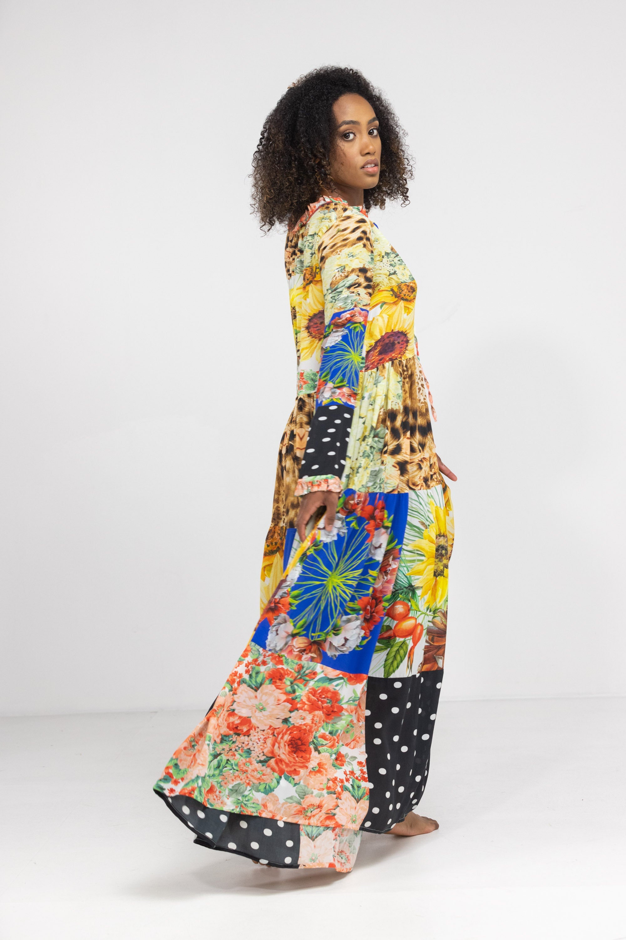 PERTH - FRONT PLACKET MAXI DRESS