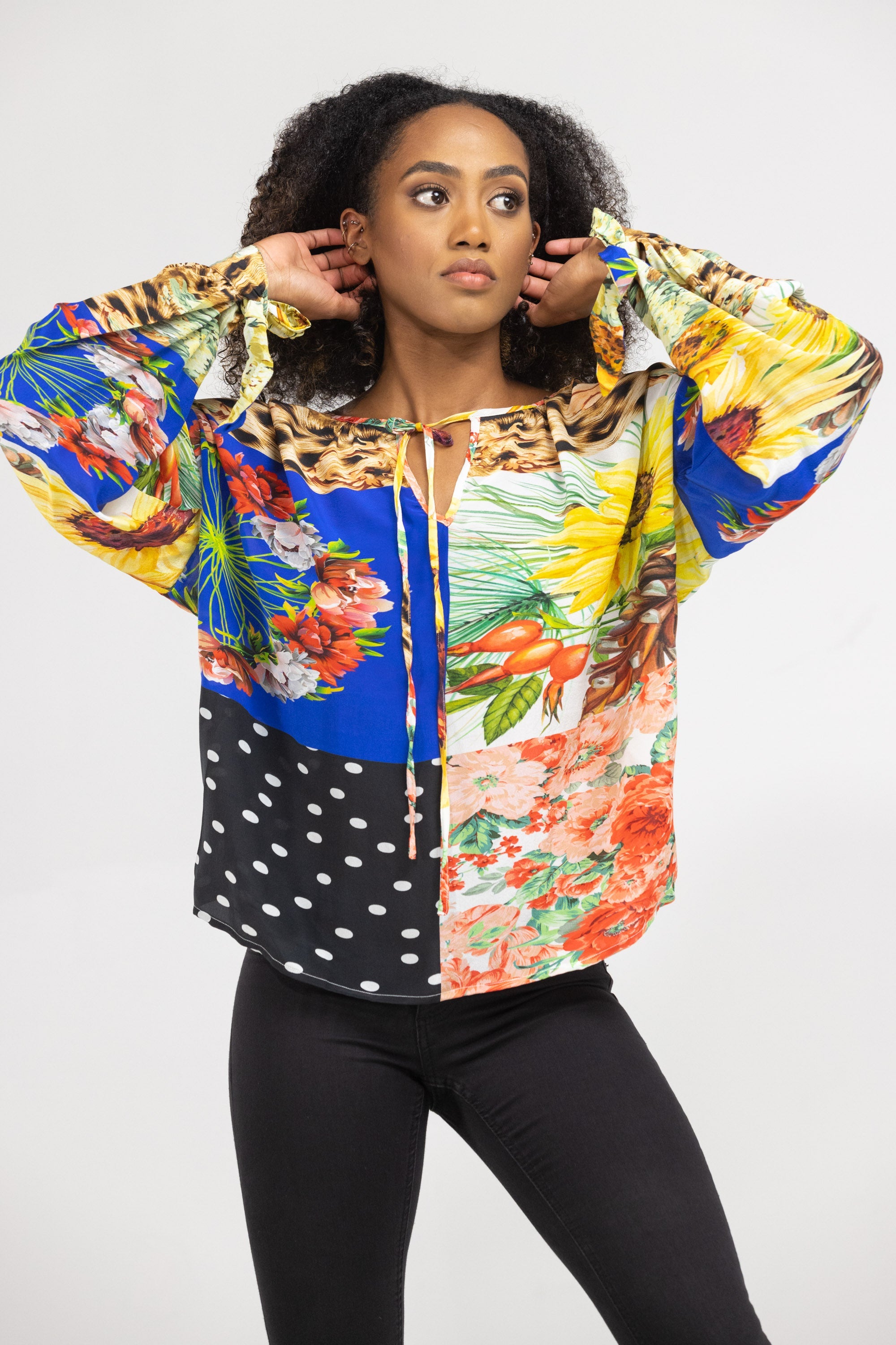 PERTH - KNOT CUFF LONG SLEEVE TOP