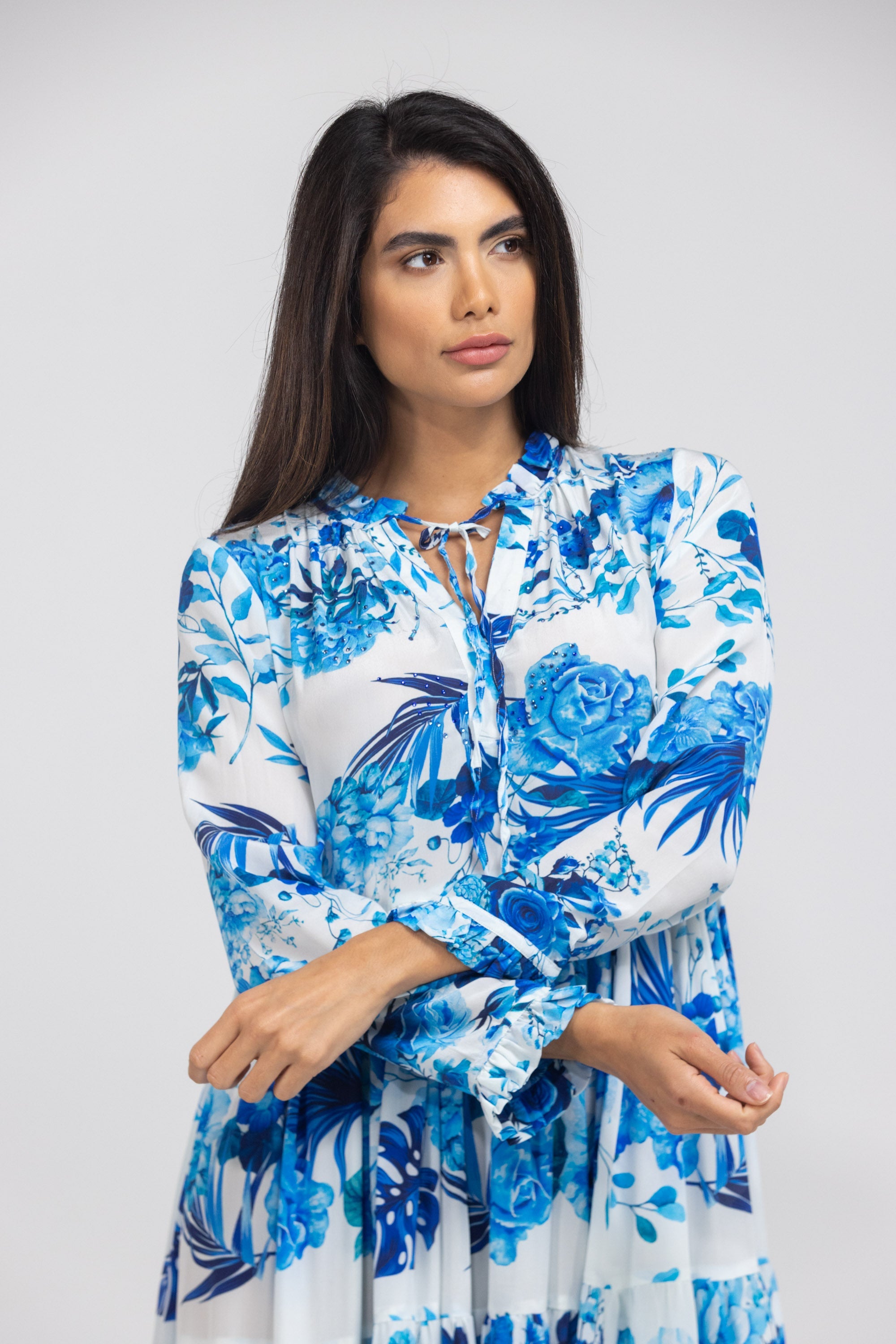 SYDNEY - FRONT PLACKET MAXI DRESS