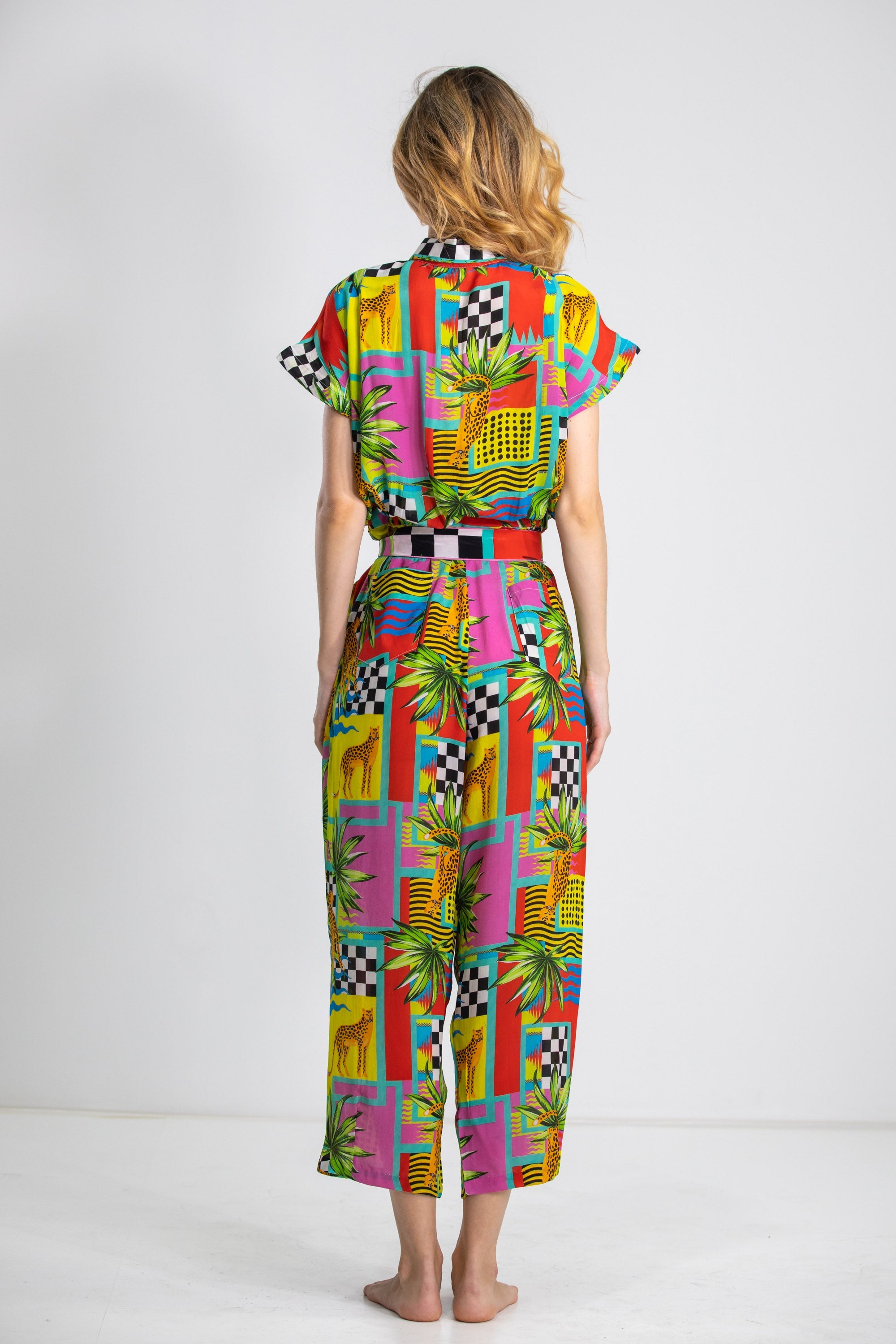 PANTHERA - CAP SLEEVE JUMPSUIT