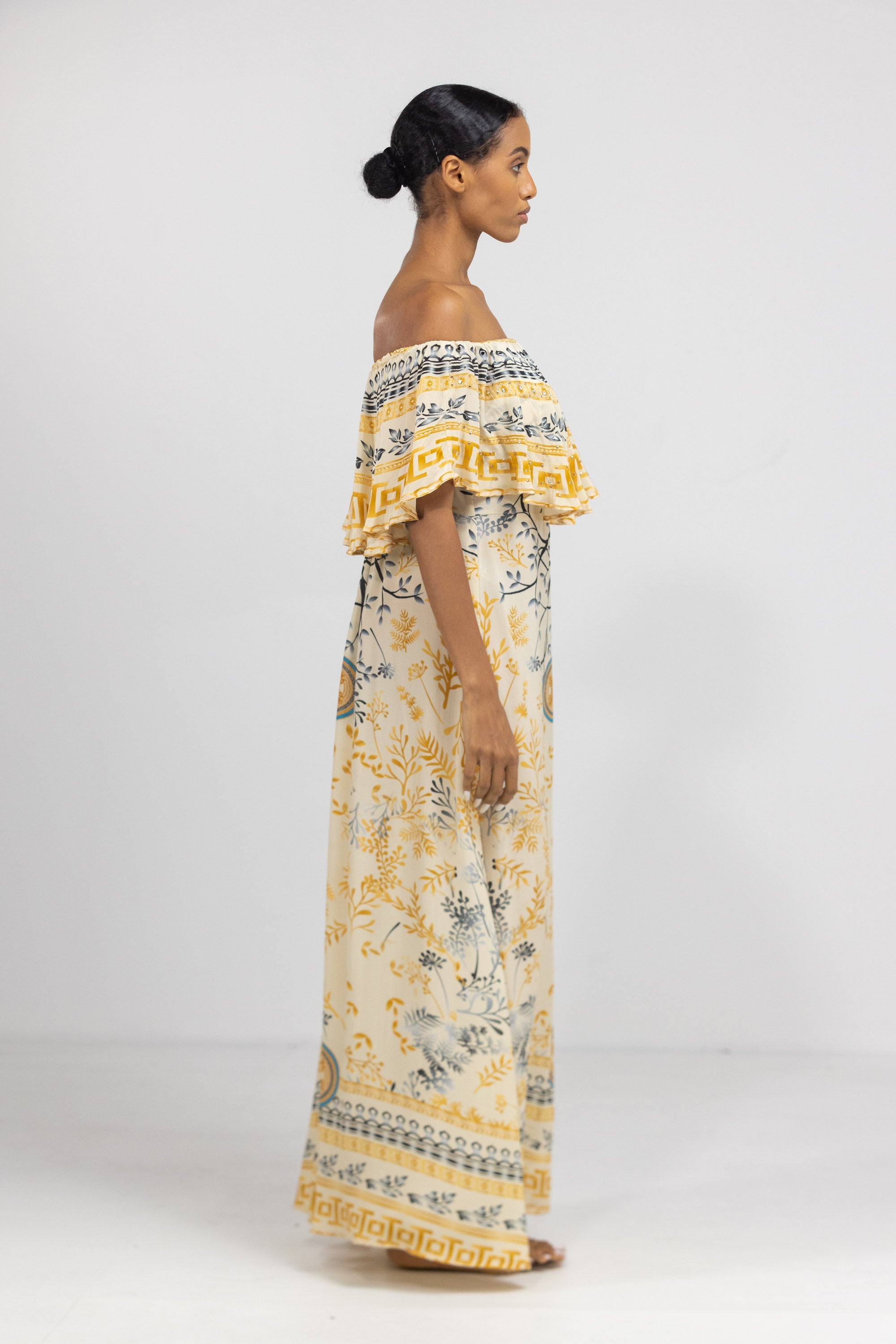 BRISBANE - FRILL NECK DRESS