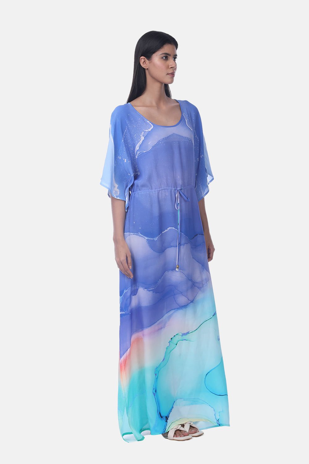 TEMPER BLUE - PEONY DRESS