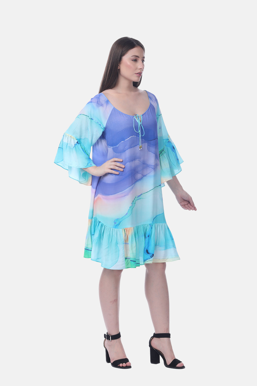 TEMPER BLUE - GYPSY DRESS