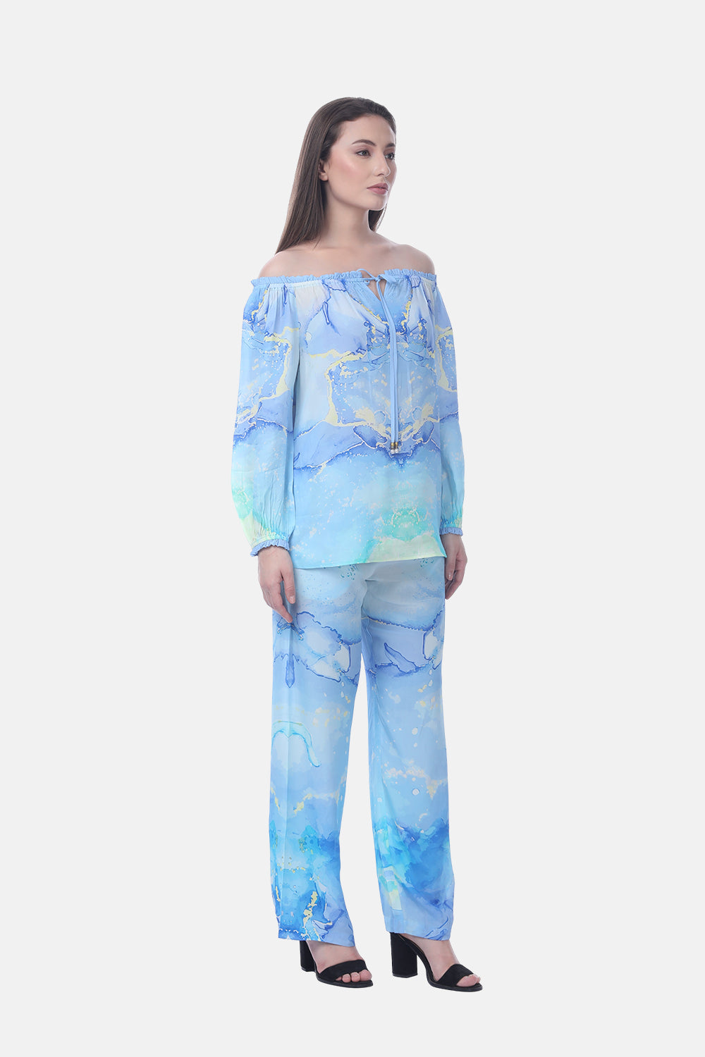 TEMPER BLUE - CALLA TOP