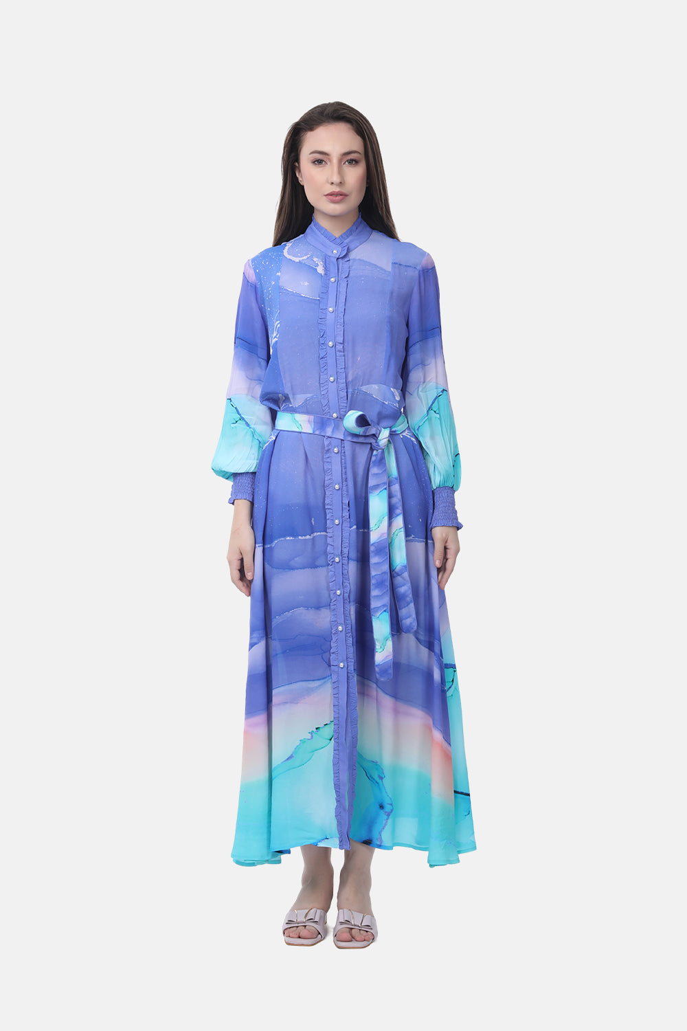 TEMPER BLUE - FREYA DRESS