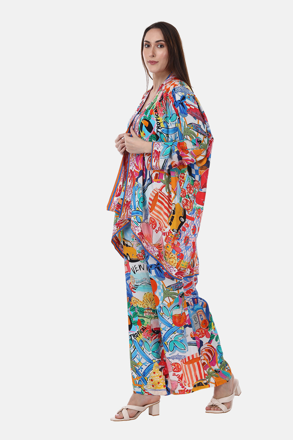 ITALY COTTAGE-KIMONO SHORT SHRUG