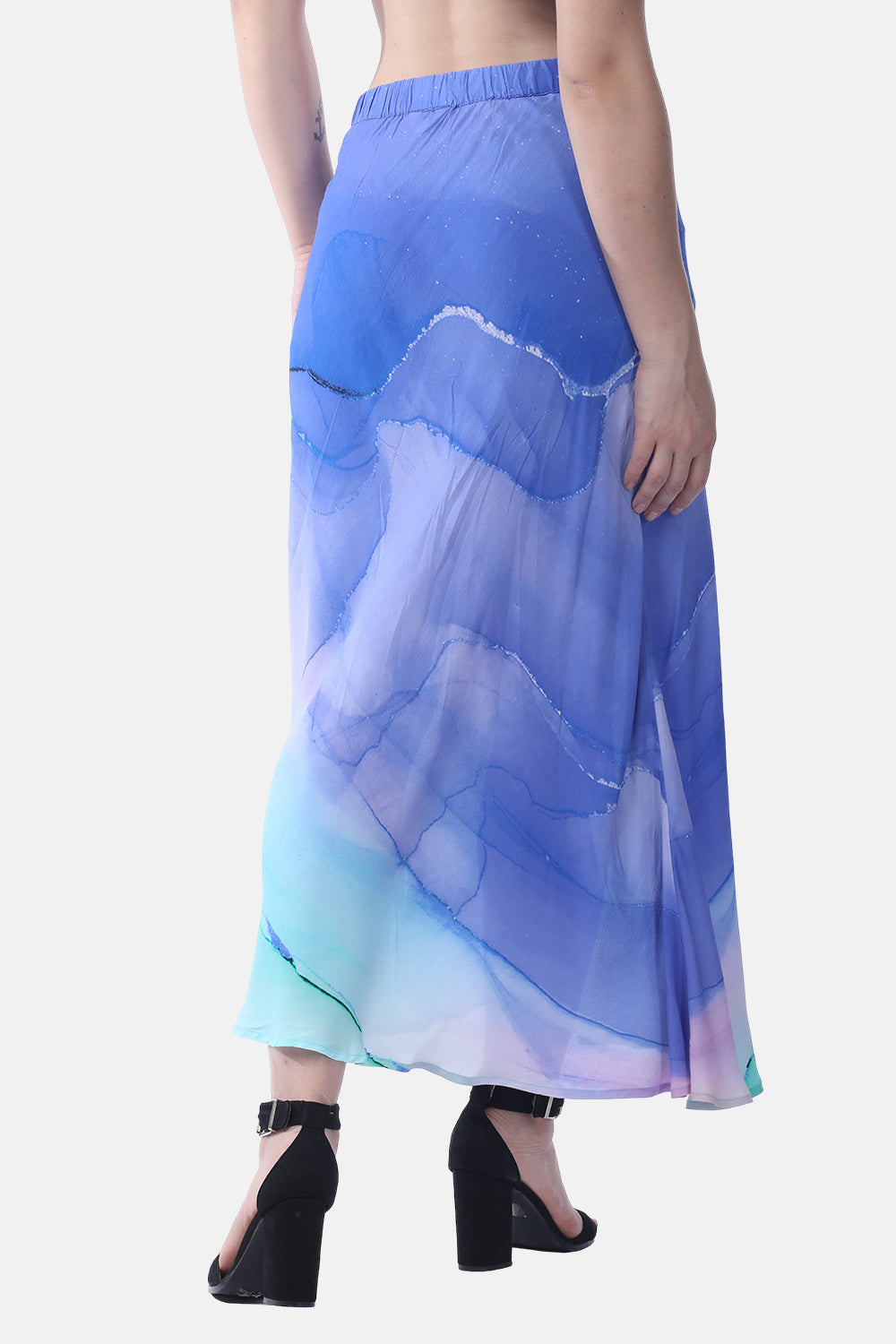 TEMPER BLUE - CAMELIA SKIRT