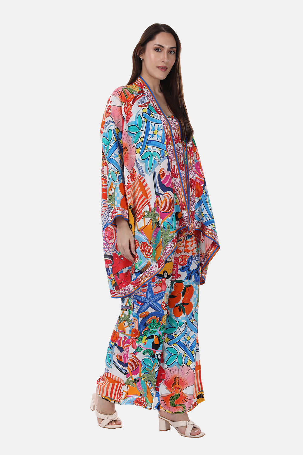ITALY COTTAGE-KIMONO SHORT SHRUG