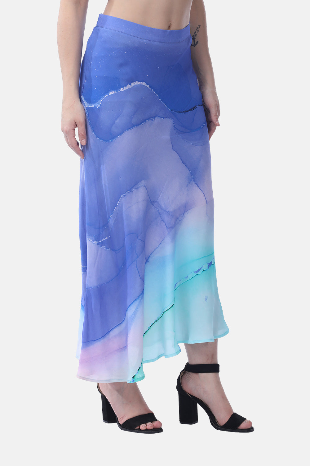 TEMPER BLUE - CAMELIA SKIRT