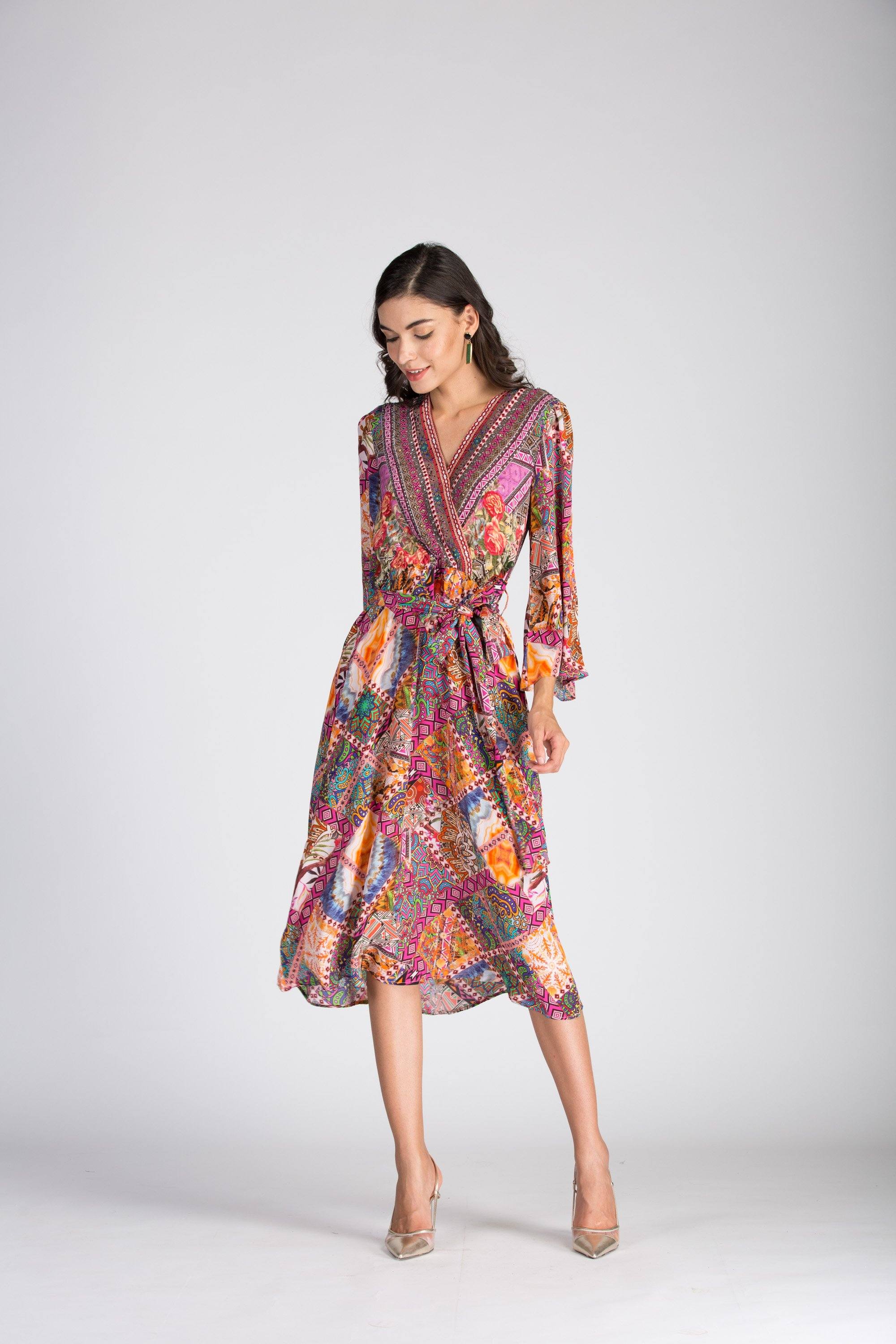 TUNISIA -  KIMONO DRESS - TheSwankStore