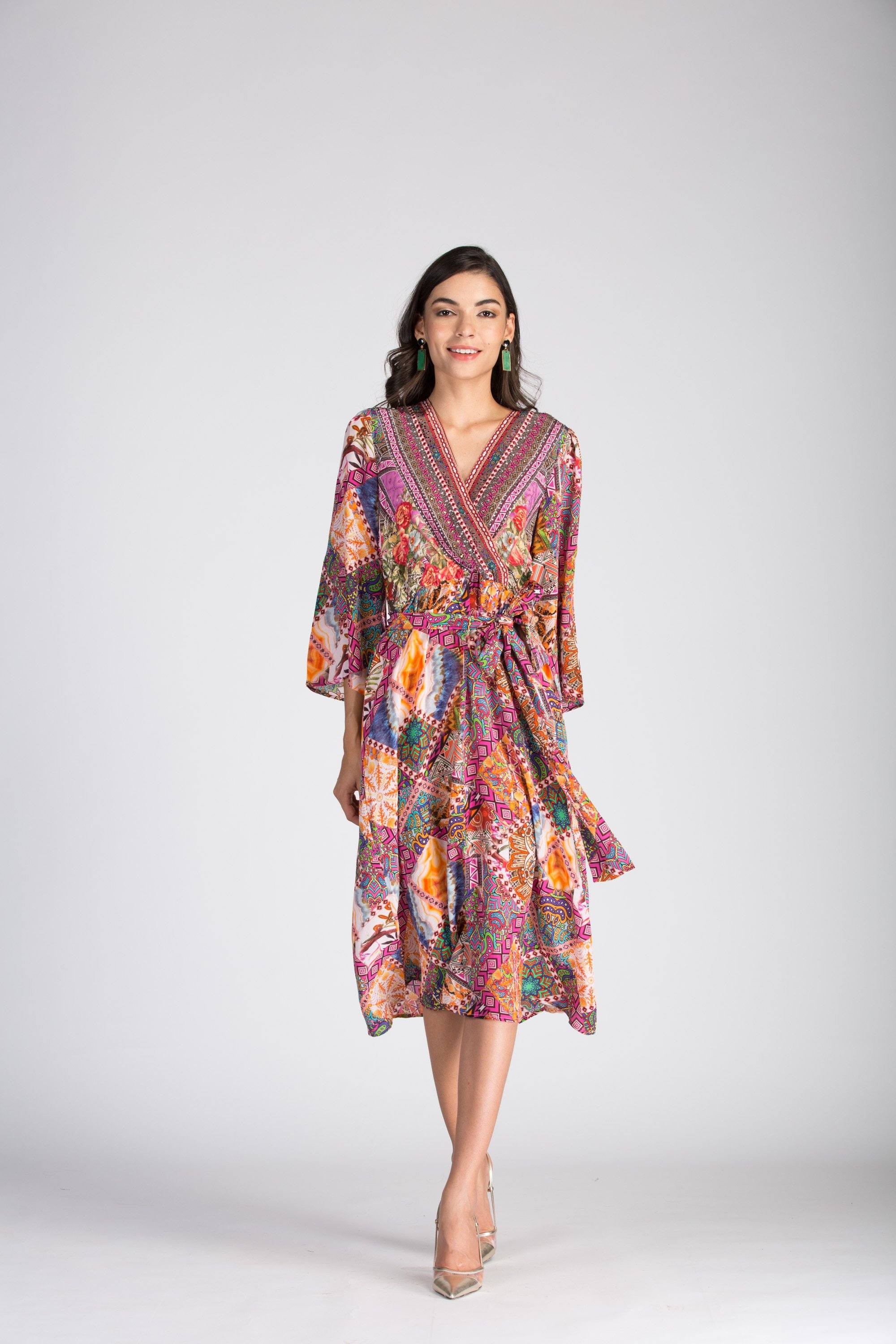 TUNISIA -  KIMONO DRESS - TheSwankStore